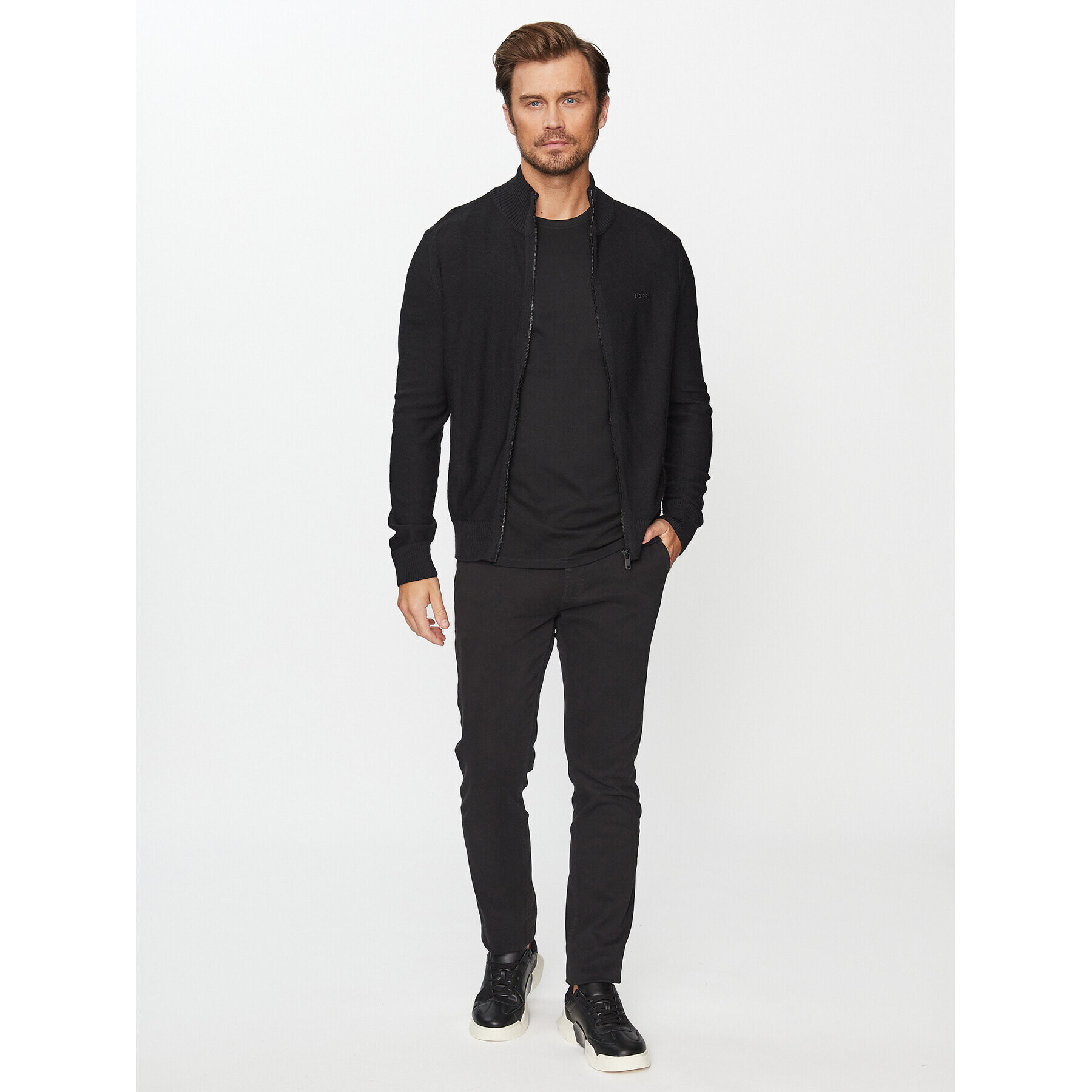 Boss Чино панталони 50495292 Черен Slim Fit - Pepit.bg