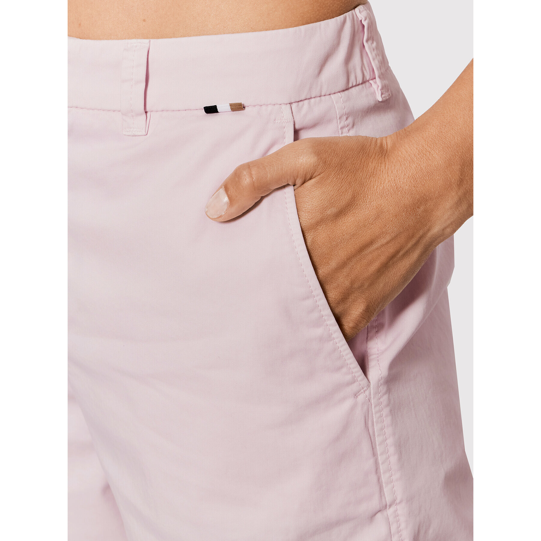 Boss Чино панталони C_Tachini2-D 50467693 Розов Regular Fit - Pepit.bg