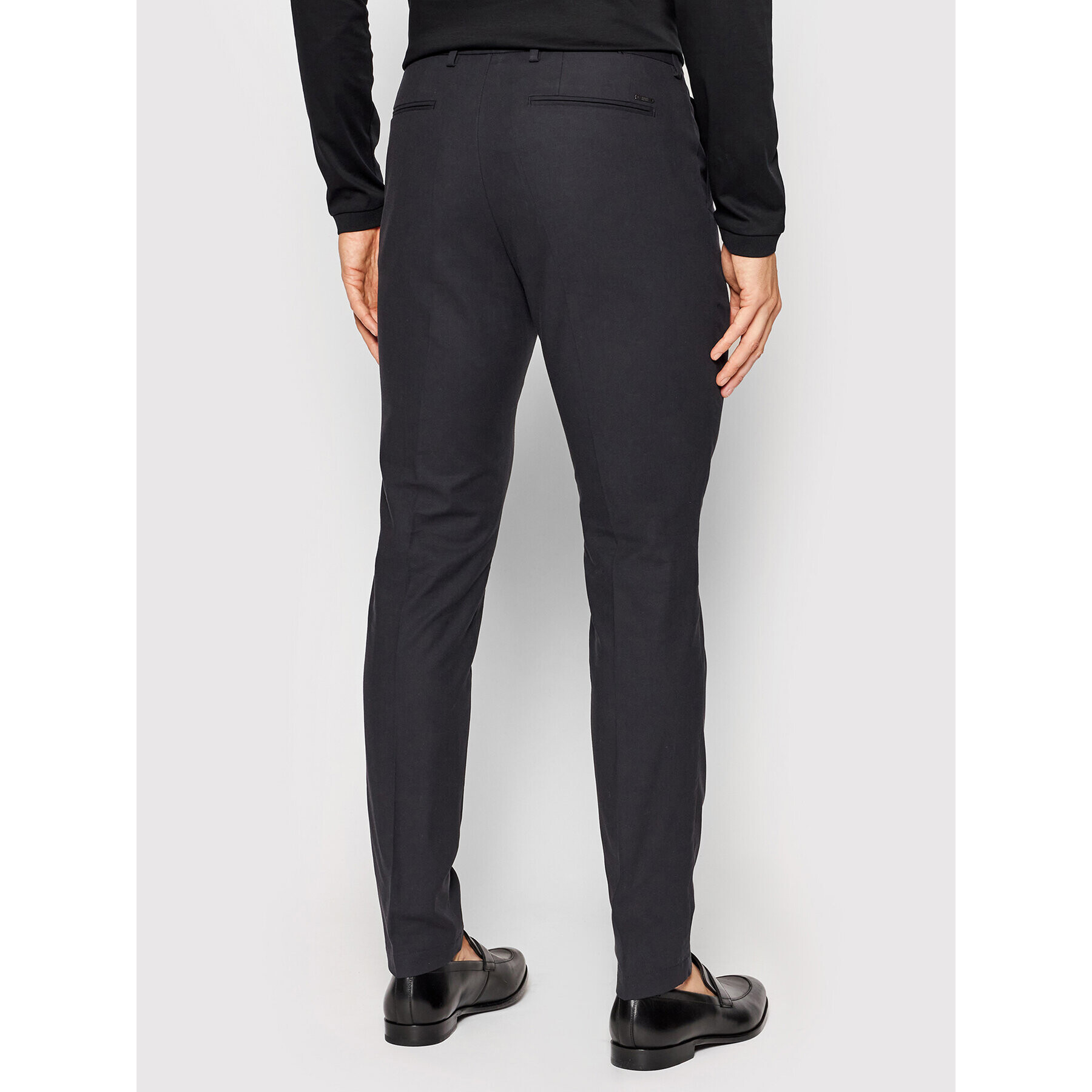 Boss Чино панталони Kaito1 50448724 Черен Regular Fit - Pepit.bg
