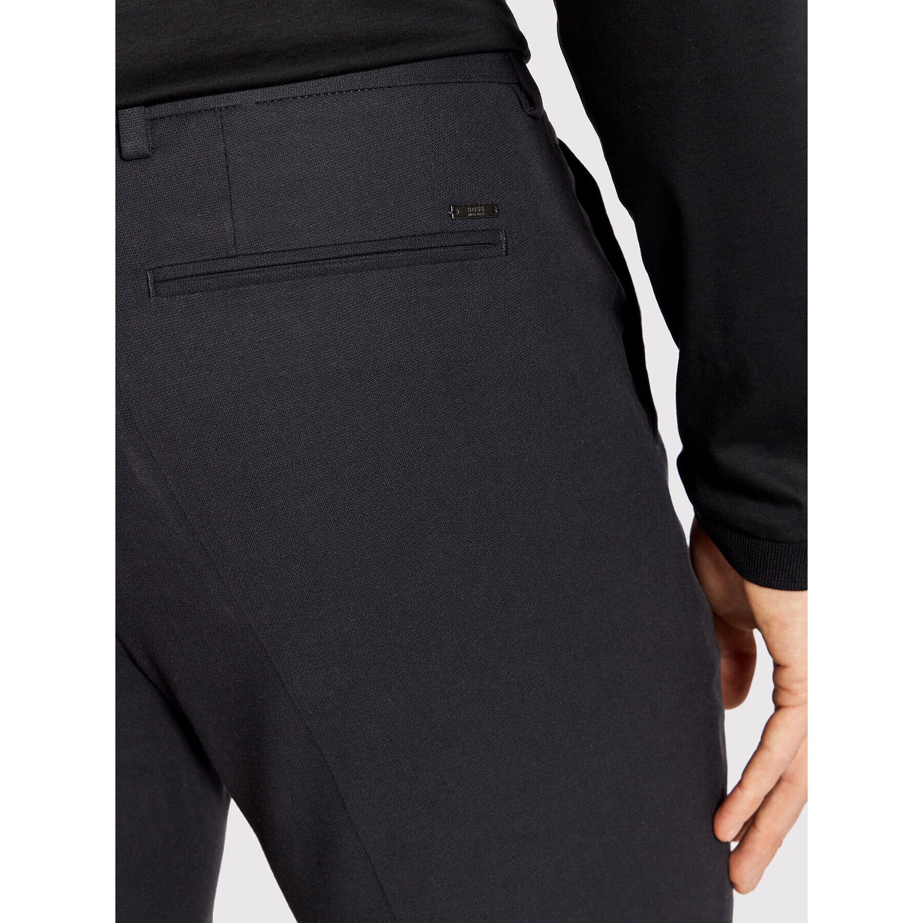 Boss Чино панталони Kaito1 50448724 Черен Regular Fit - Pepit.bg