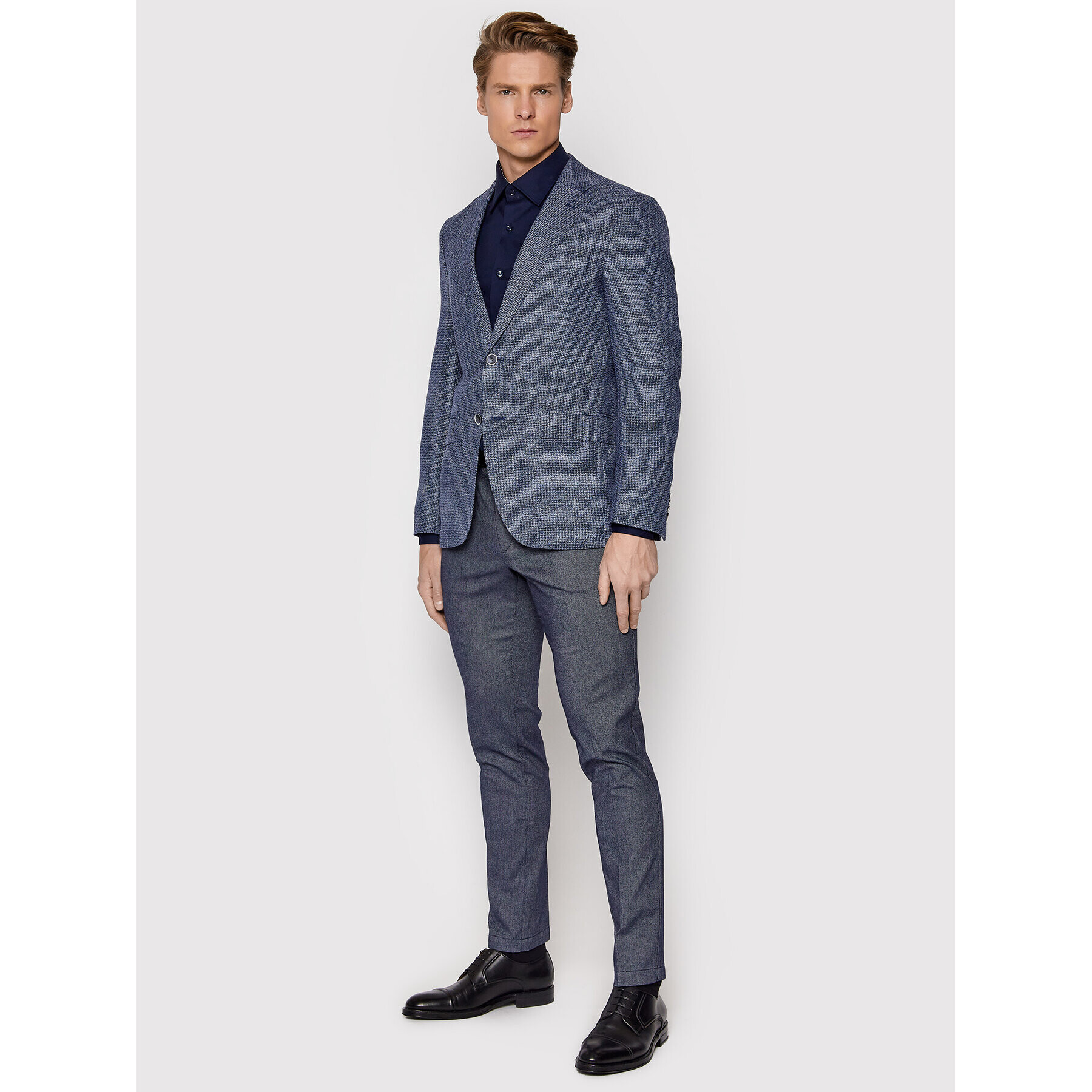 Boss Чино панталони Kaito1 50457250 Тъмносин Slim Fit - Pepit.bg