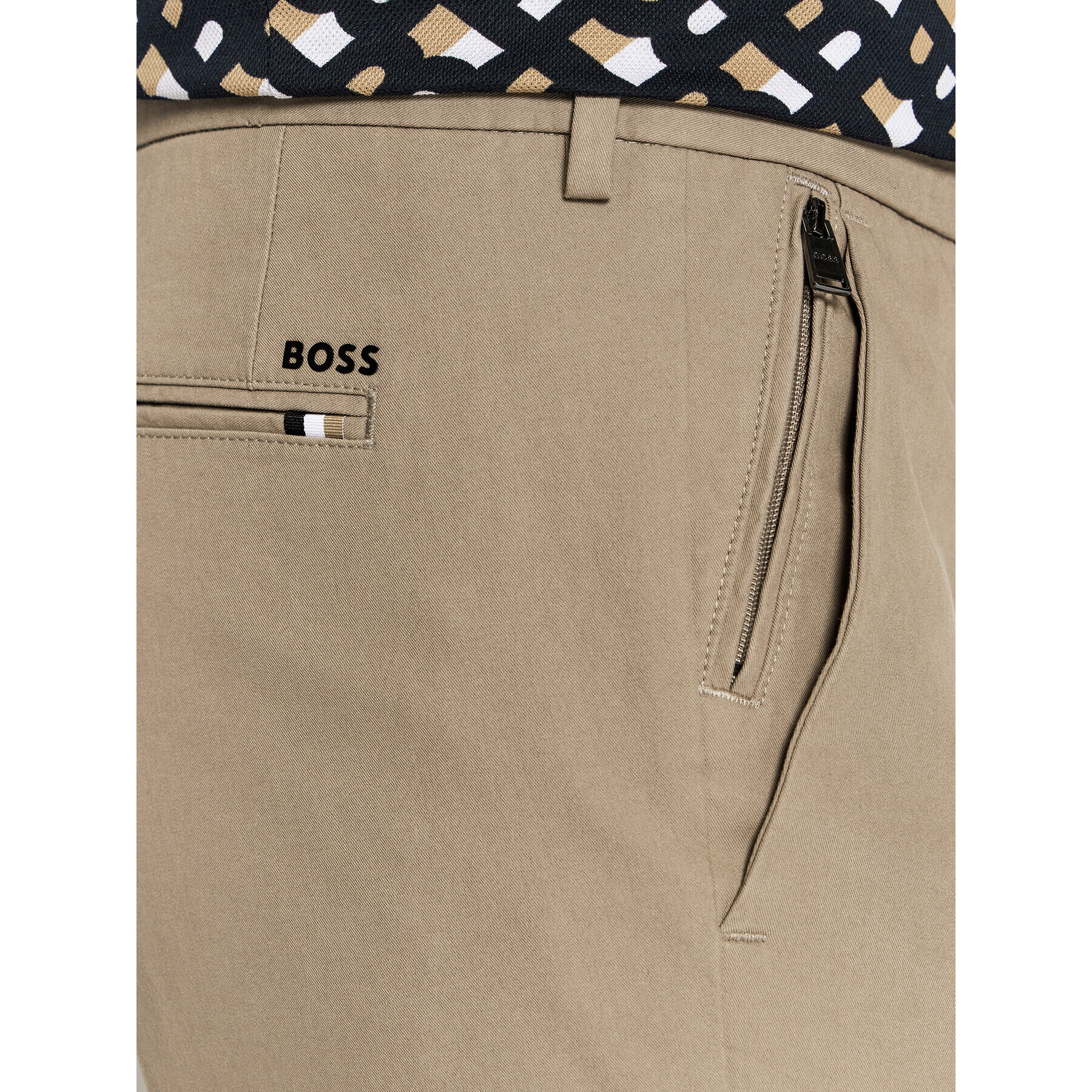 Boss Чино панталони Kaito1_T 50468249 Кафяв Slim Fit - Pepit.bg