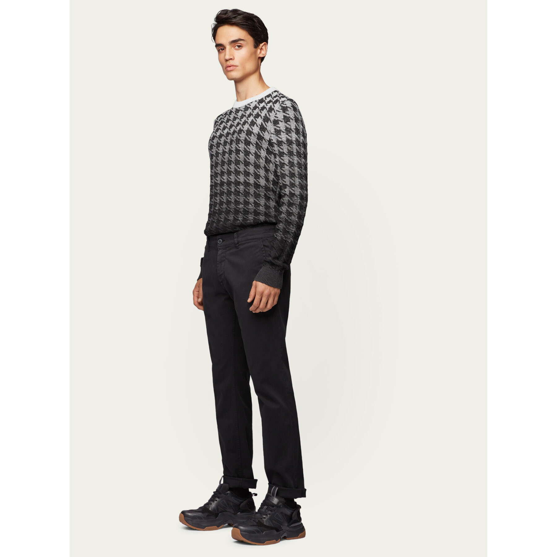 Boss Чино панталони Schino 50379154 Черен Regular Fit - Pepit.bg
