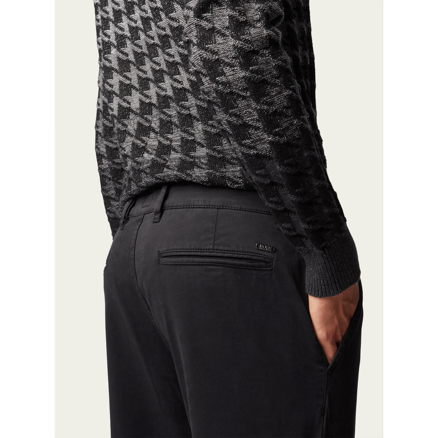 Boss Чино панталони Schino 50379154 Черен Regular Fit - Pepit.bg