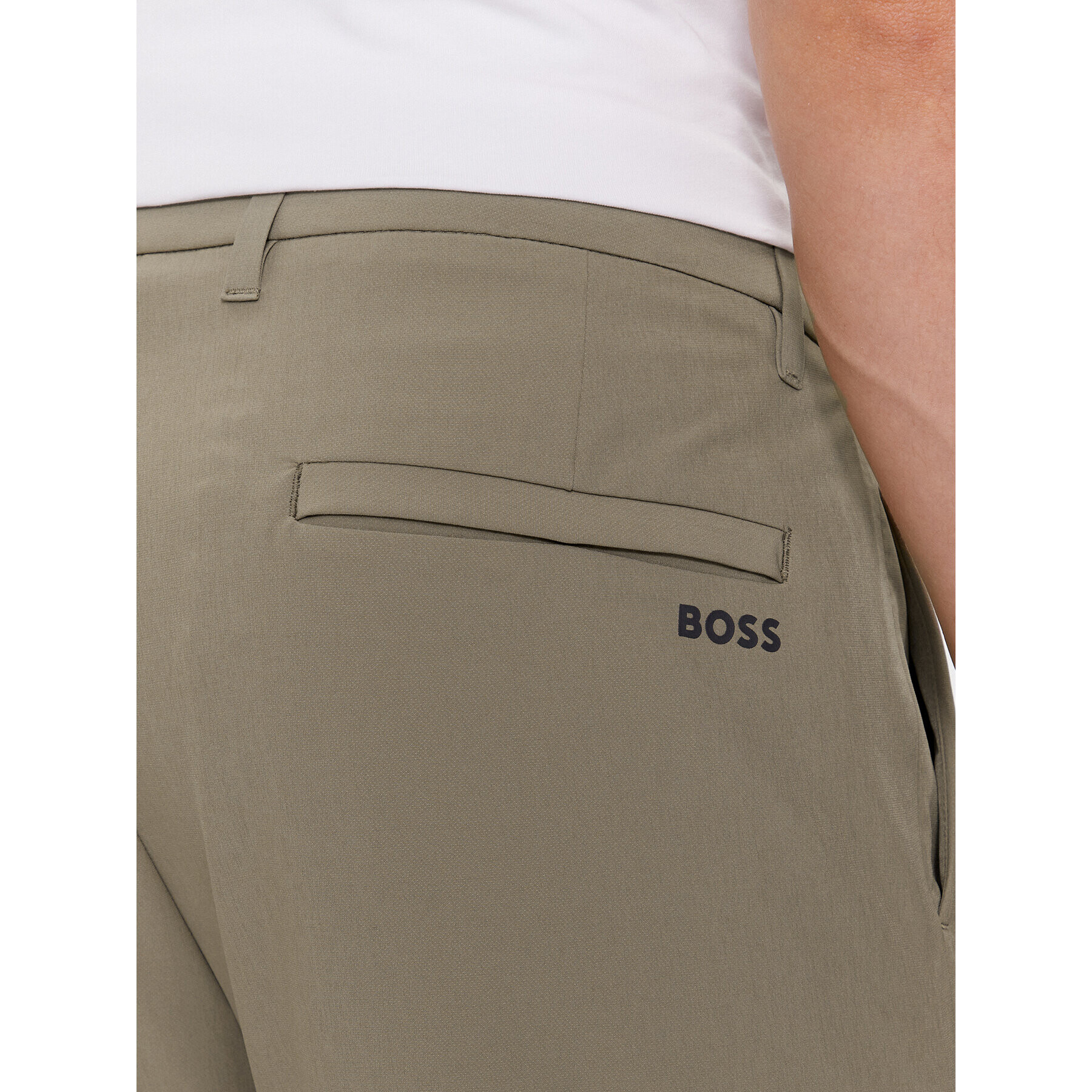 Boss Чино панталони T_Commuter 50495497 Зелен Slim Fit - Pepit.bg