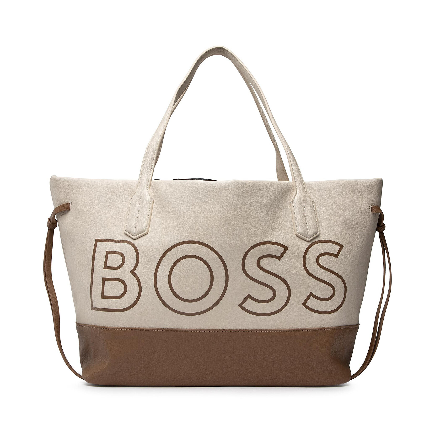 Boss Дамска чанта Addison Shopper-L 50474550 Бежов - Pepit.bg