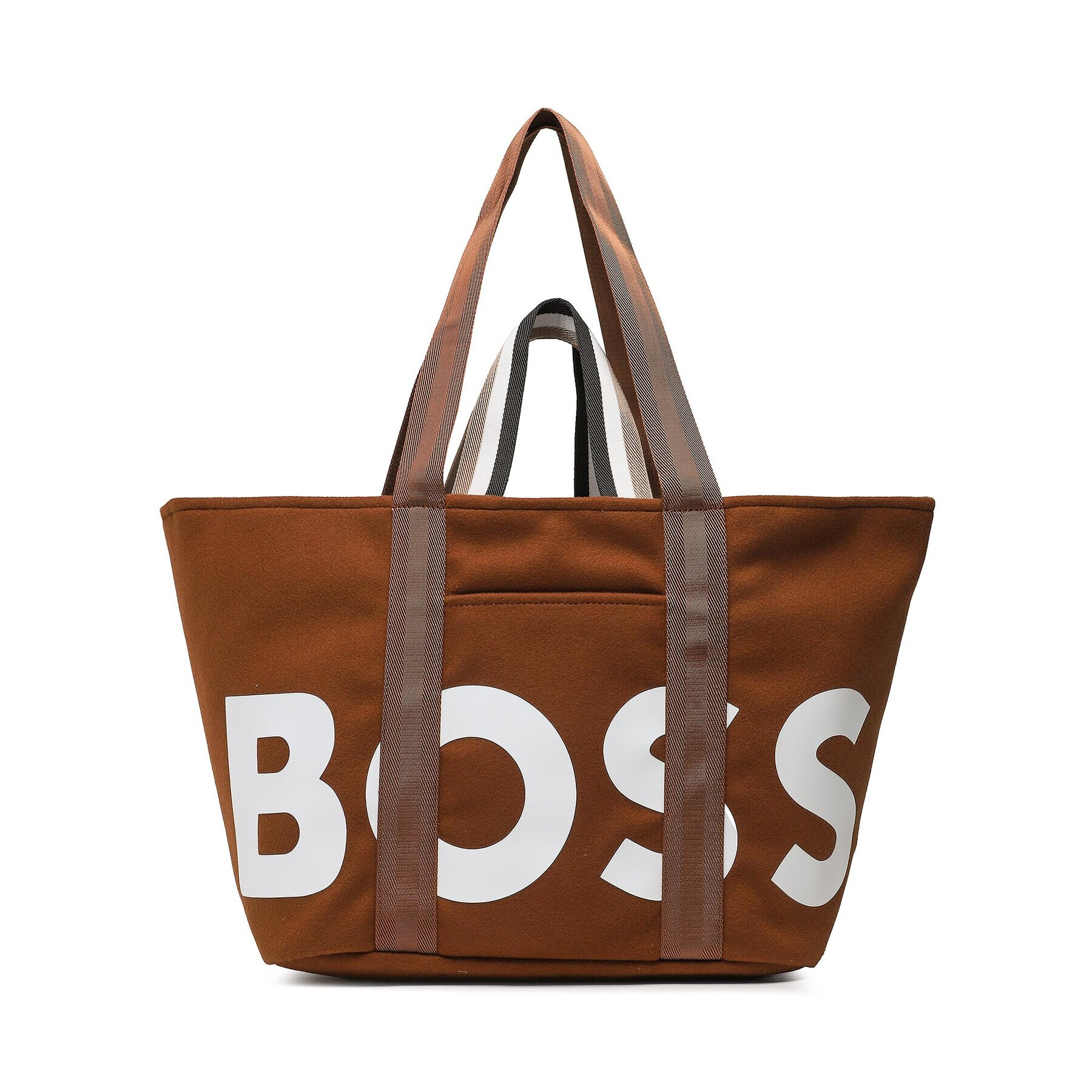 Boss Дамска чанта Deva Ew Tote 50486142 Кафяв - Pepit.bg