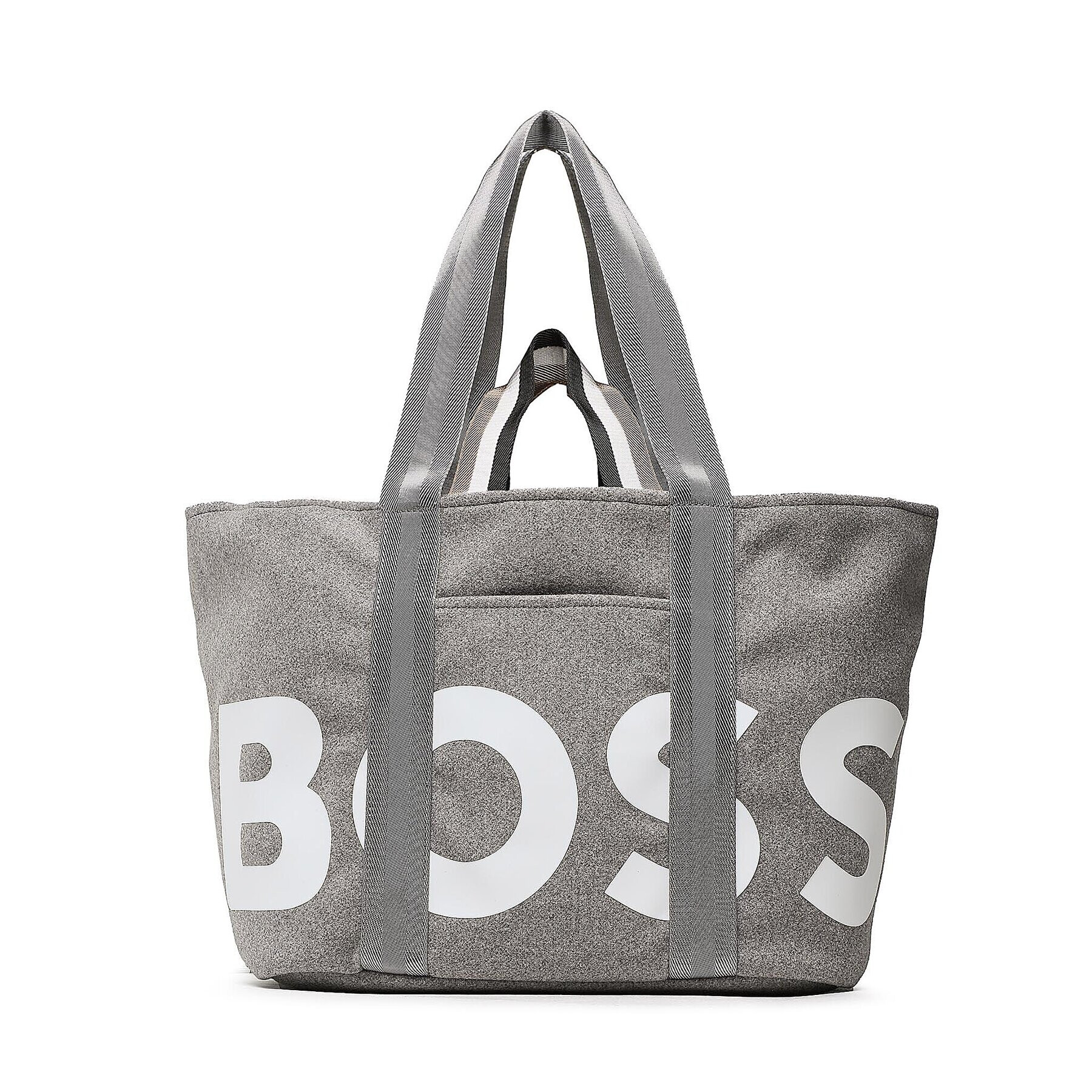 Boss Дамска чанта Deva Ew Tote 50486142 Сив - Pepit.bg