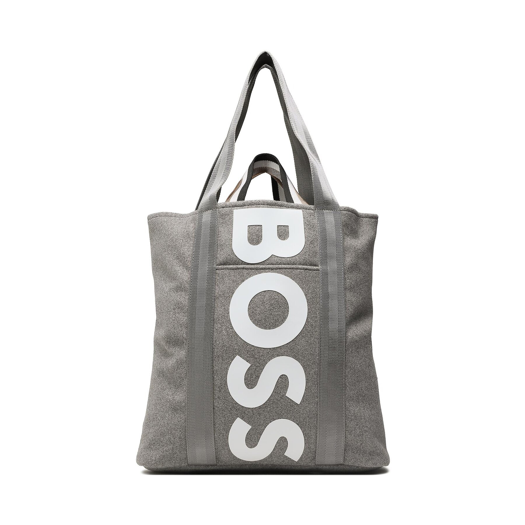 Boss Дамска чанта Deva Ns Tote-W 50486145 Сив - Pepit.bg