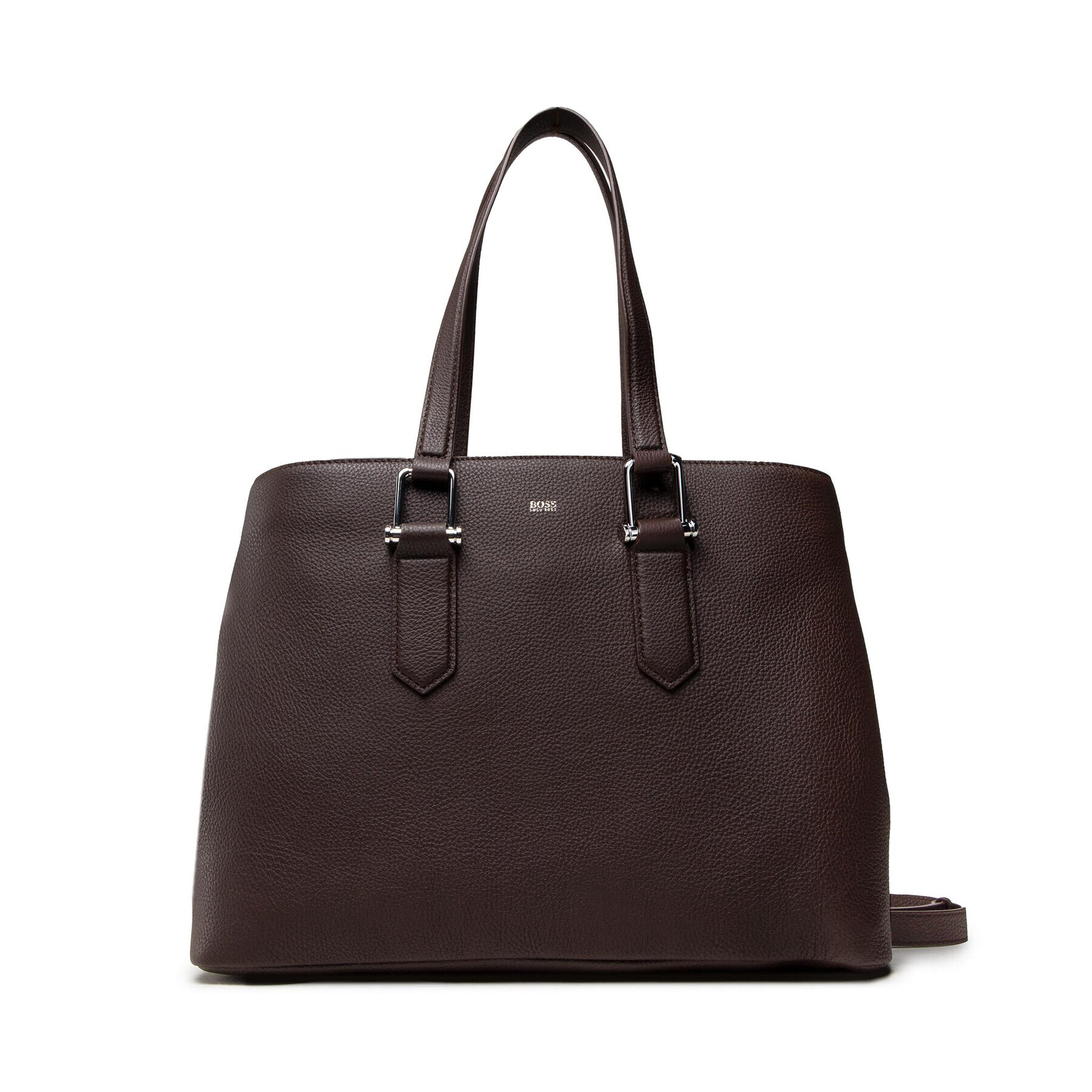 Boss Дамска чанта Kristin Workbag 50441920 Кафяв - Pepit.bg