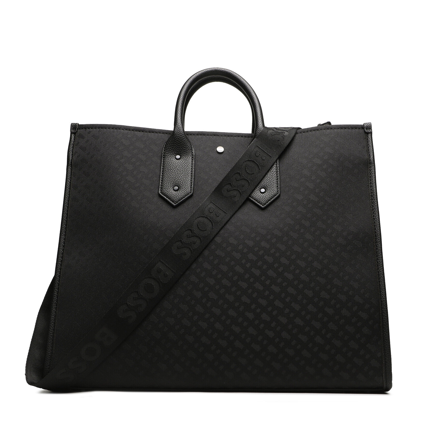 Boss Дамска чанта Sandy Tote 50499090 Черен - Pepit.bg