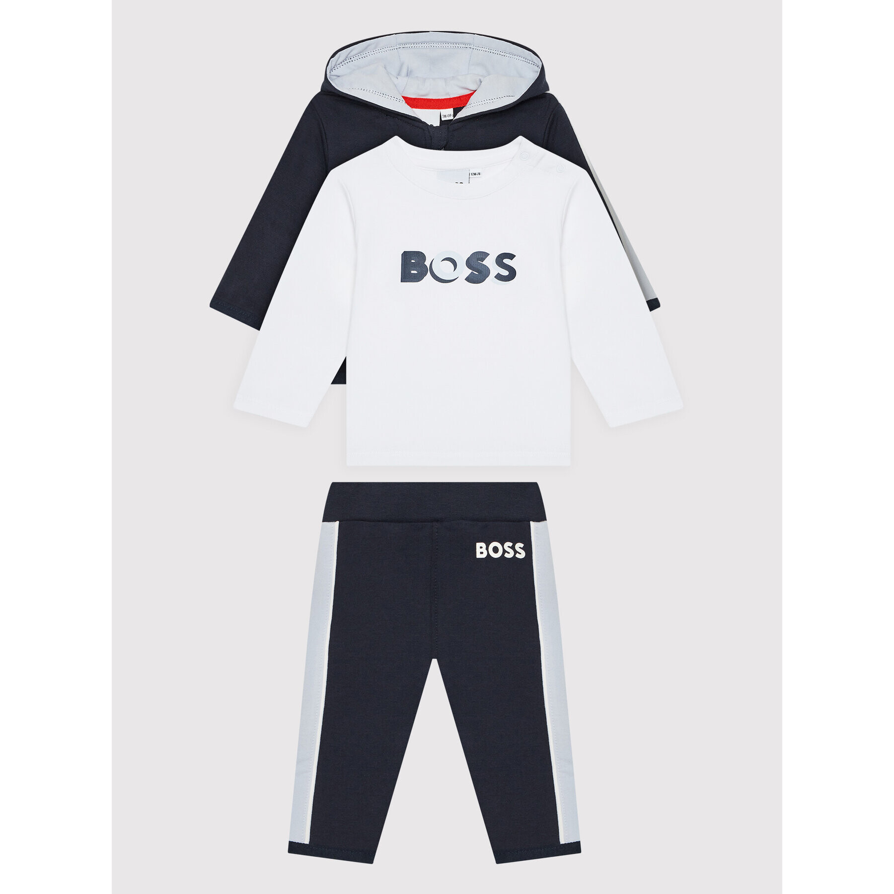 Boss Детски комплект J98369 Тъмносин Regular Fit - Pepit.bg