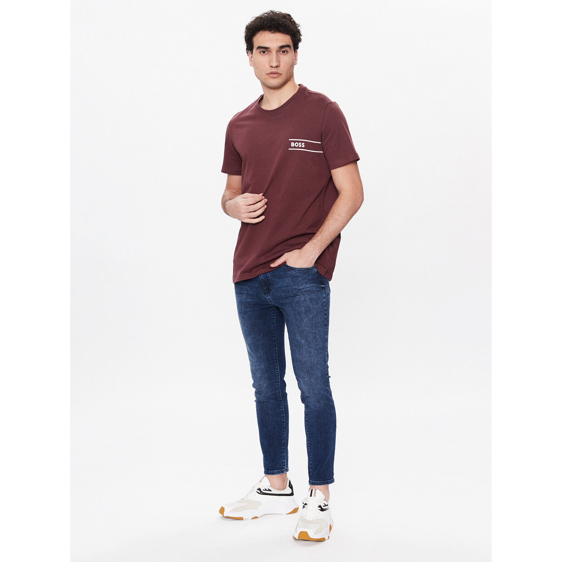 Boss Дънки 50480770 Син Skinny Fit - Pepit.bg