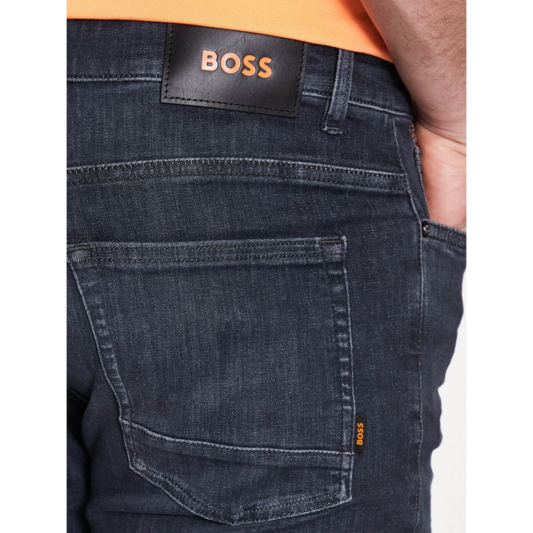 Boss Дънки 50484445 Сив Slim Fit - Pepit.bg