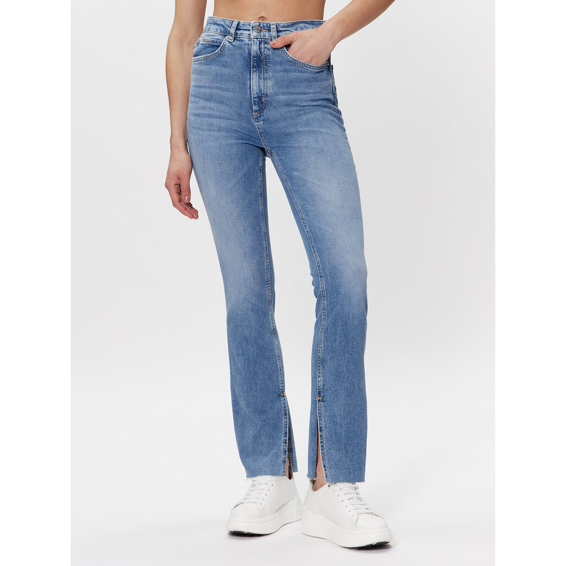 Boss Дънки 50487203 Син Slim Fit - Pepit.bg