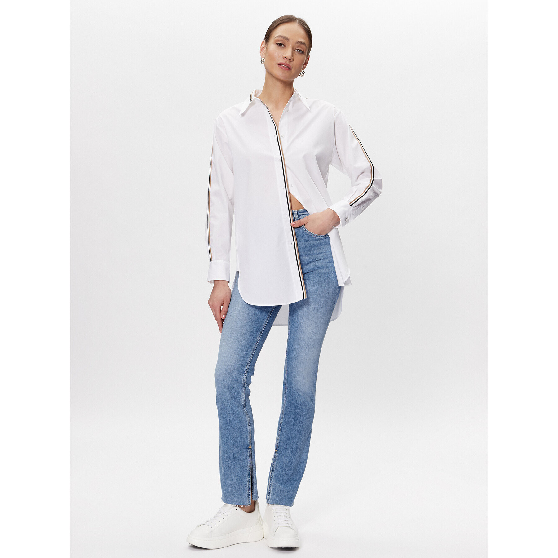 Boss Дънки 50487203 Син Slim Fit - Pepit.bg