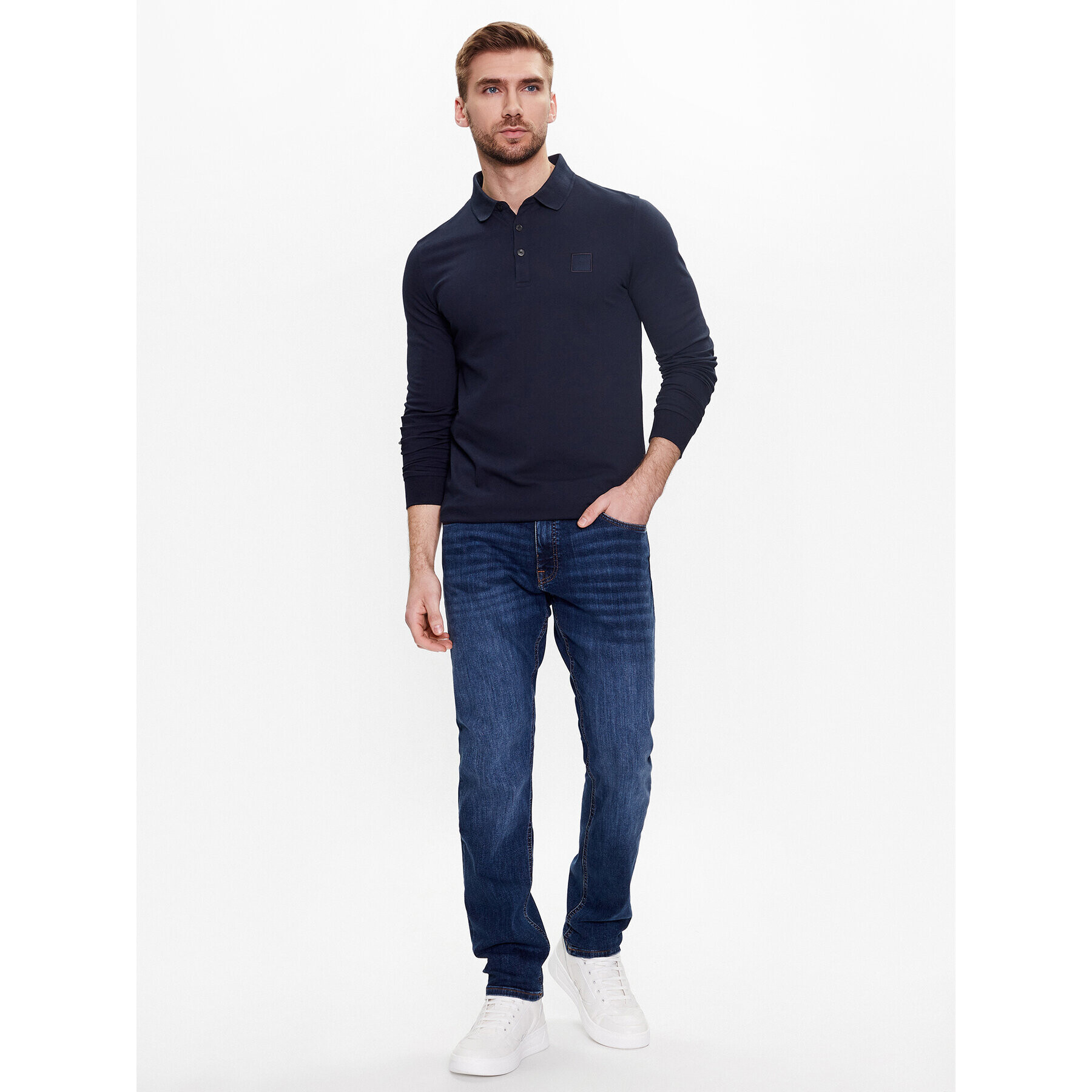 Boss Дънки 50488387 Син Slim Fit - Pepit.bg