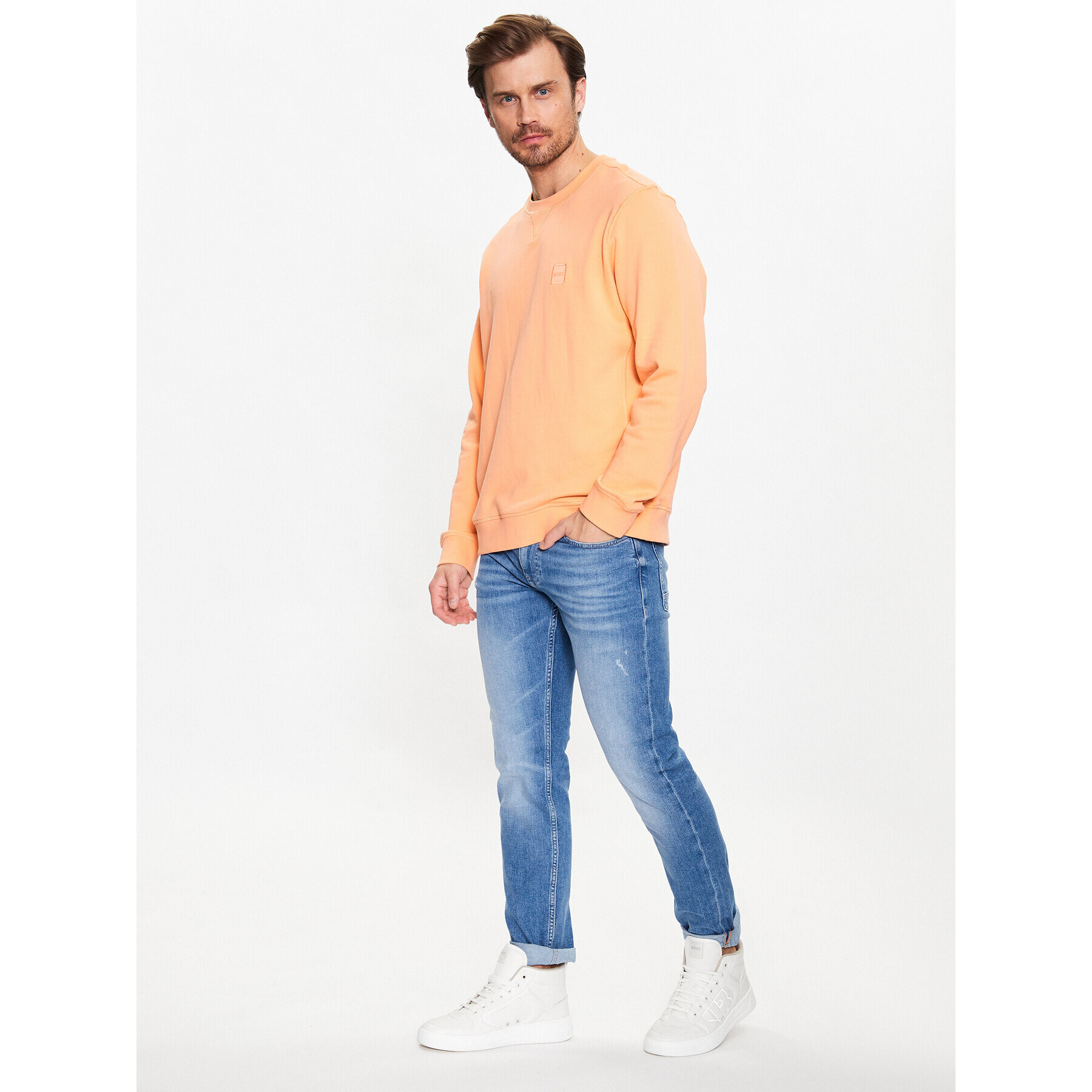 Boss Дънки 50489999 Син Slim Fit - Pepit.bg