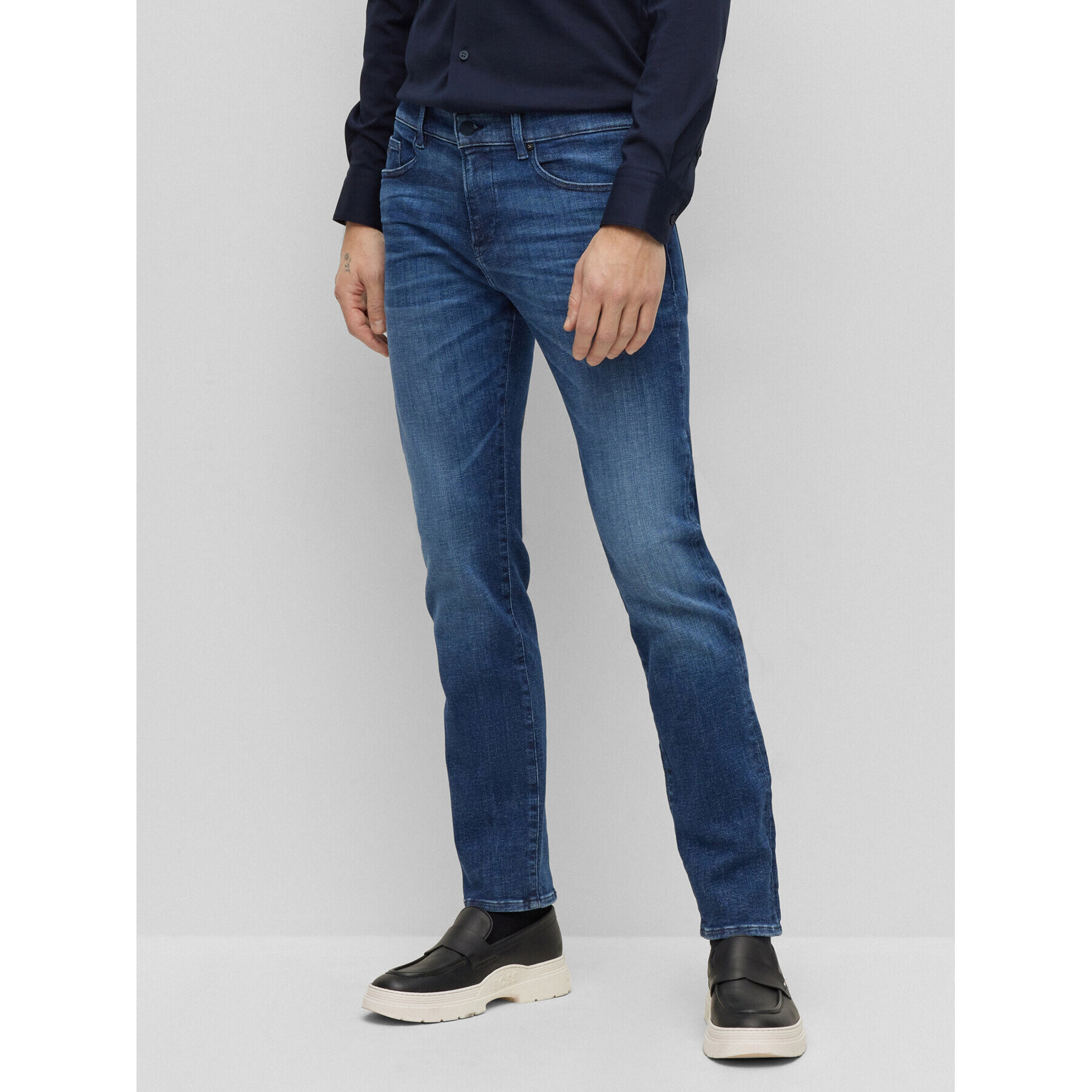 Boss Дънки 50490518 Син Slim Fit - Pepit.bg