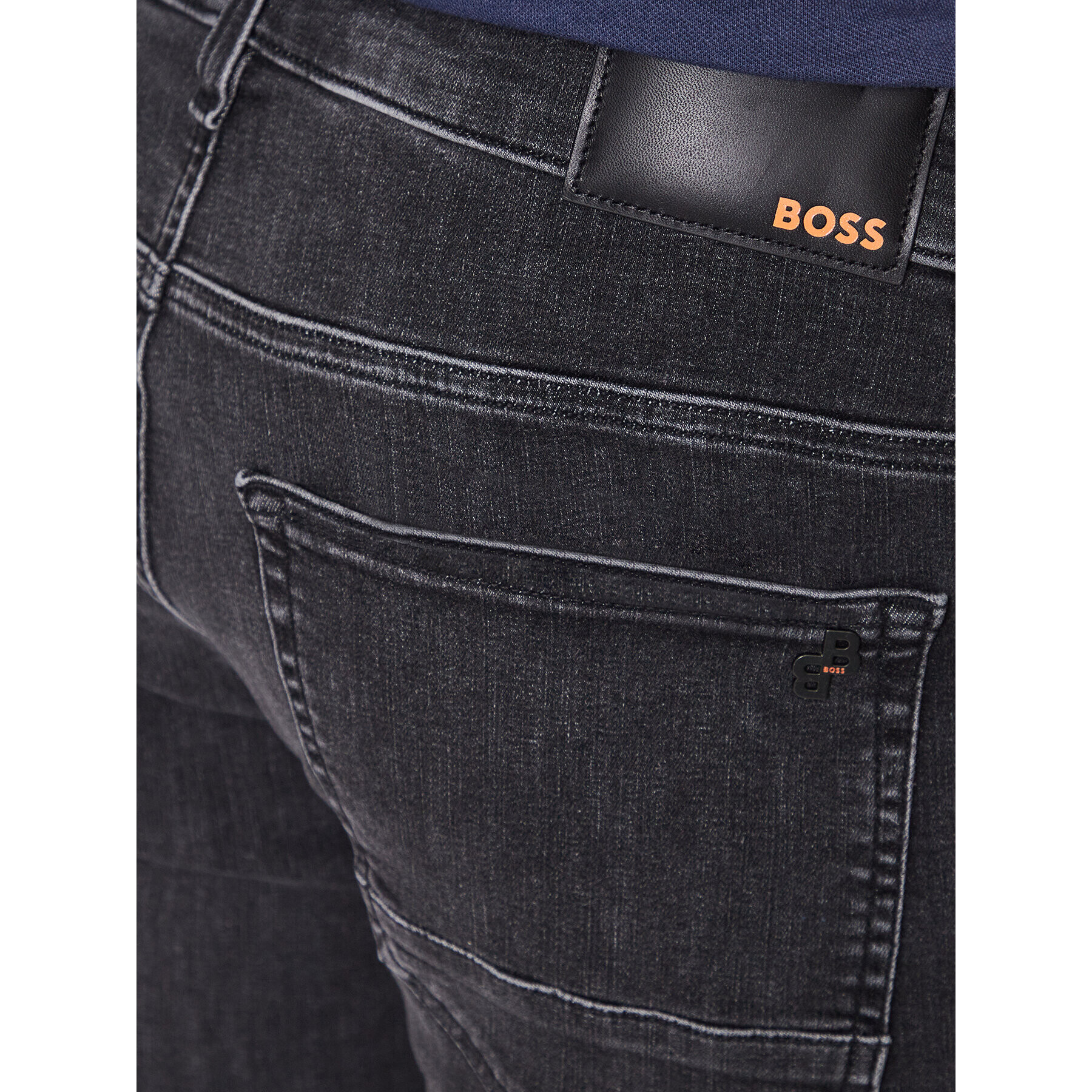 Boss Дънки 50495937 Черен Skinny Fit - Pepit.bg