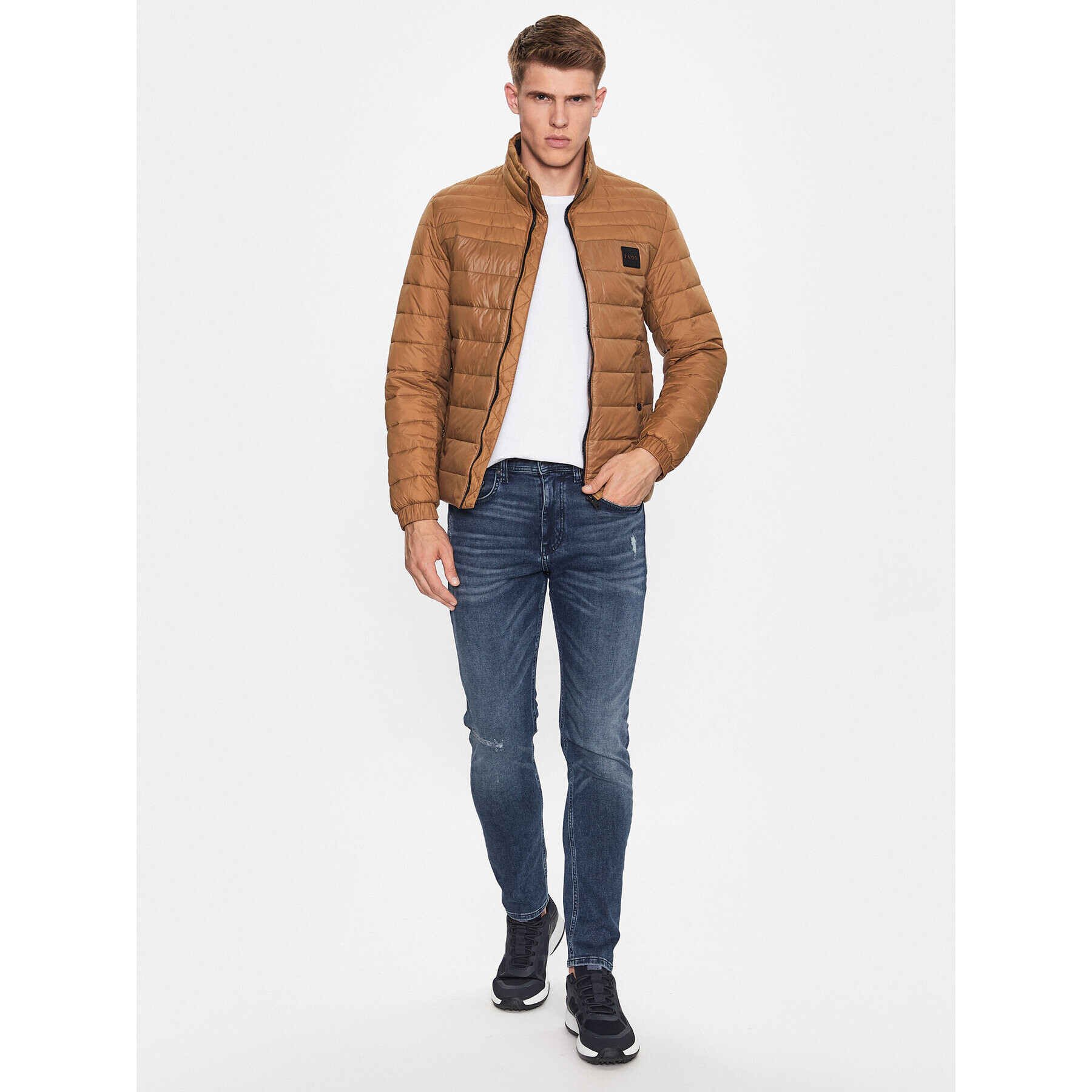 Boss Дънки 50495962 Син Tapered Fit - Pepit.bg