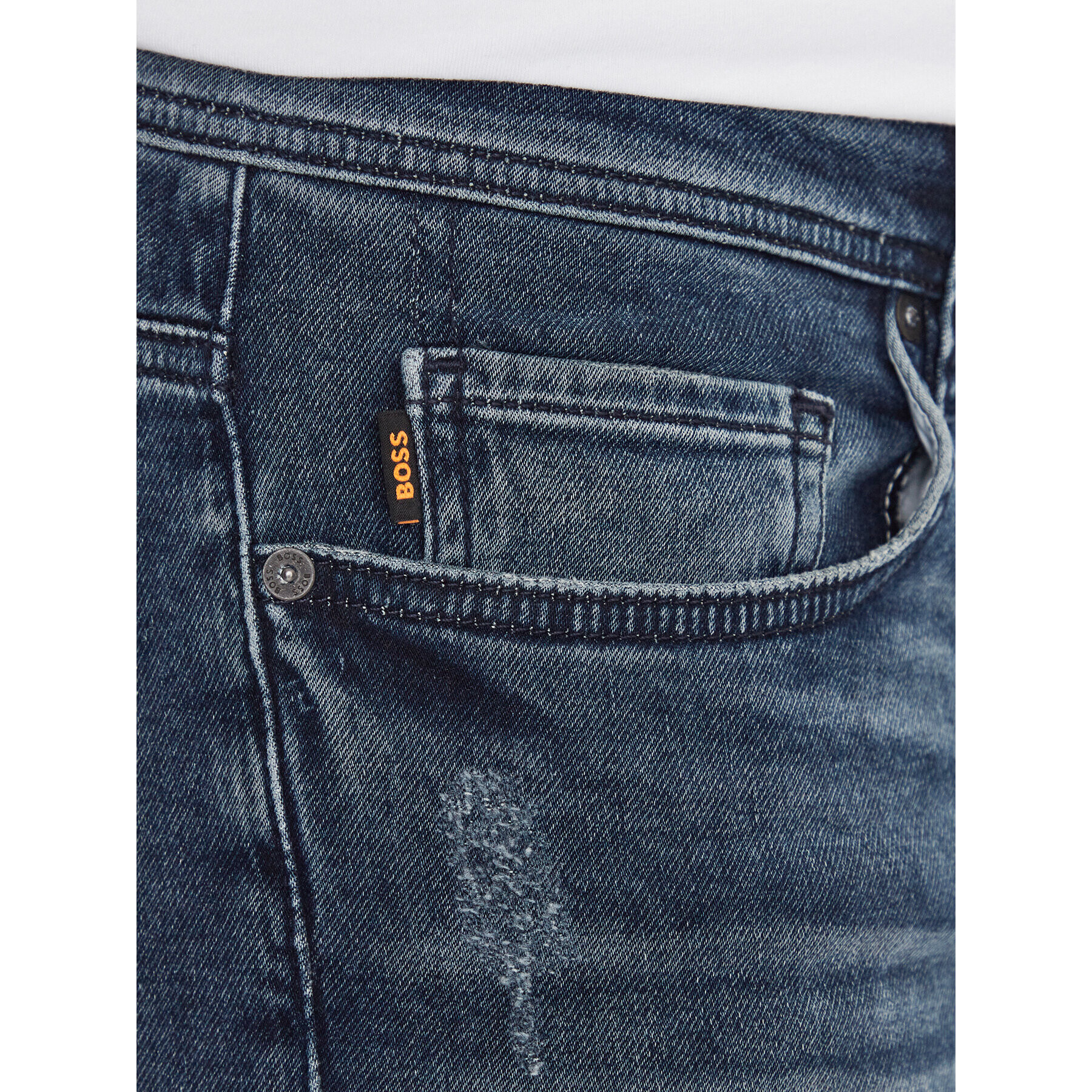 Boss Дънки 50495962 Син Tapered Fit - Pepit.bg