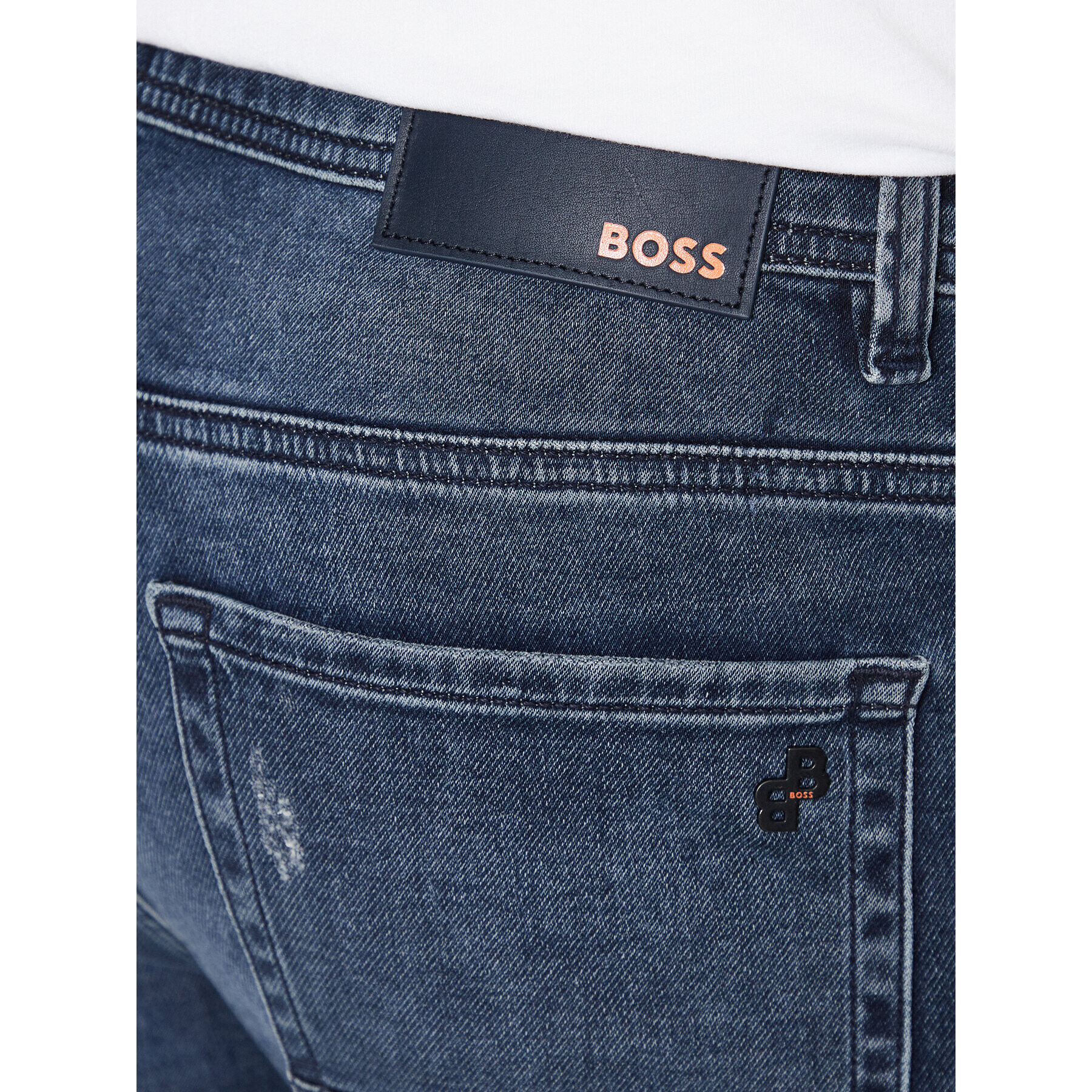 Boss Дънки 50495962 Син Tapered Fit - Pepit.bg