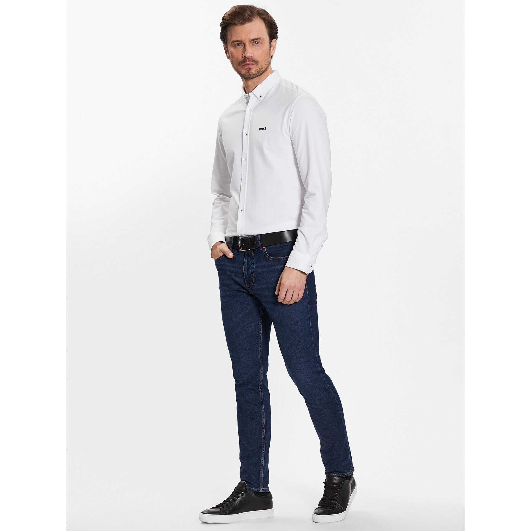 Boss Дънки Delano 50484229 Тъмносин Slim Fit - Pepit.bg