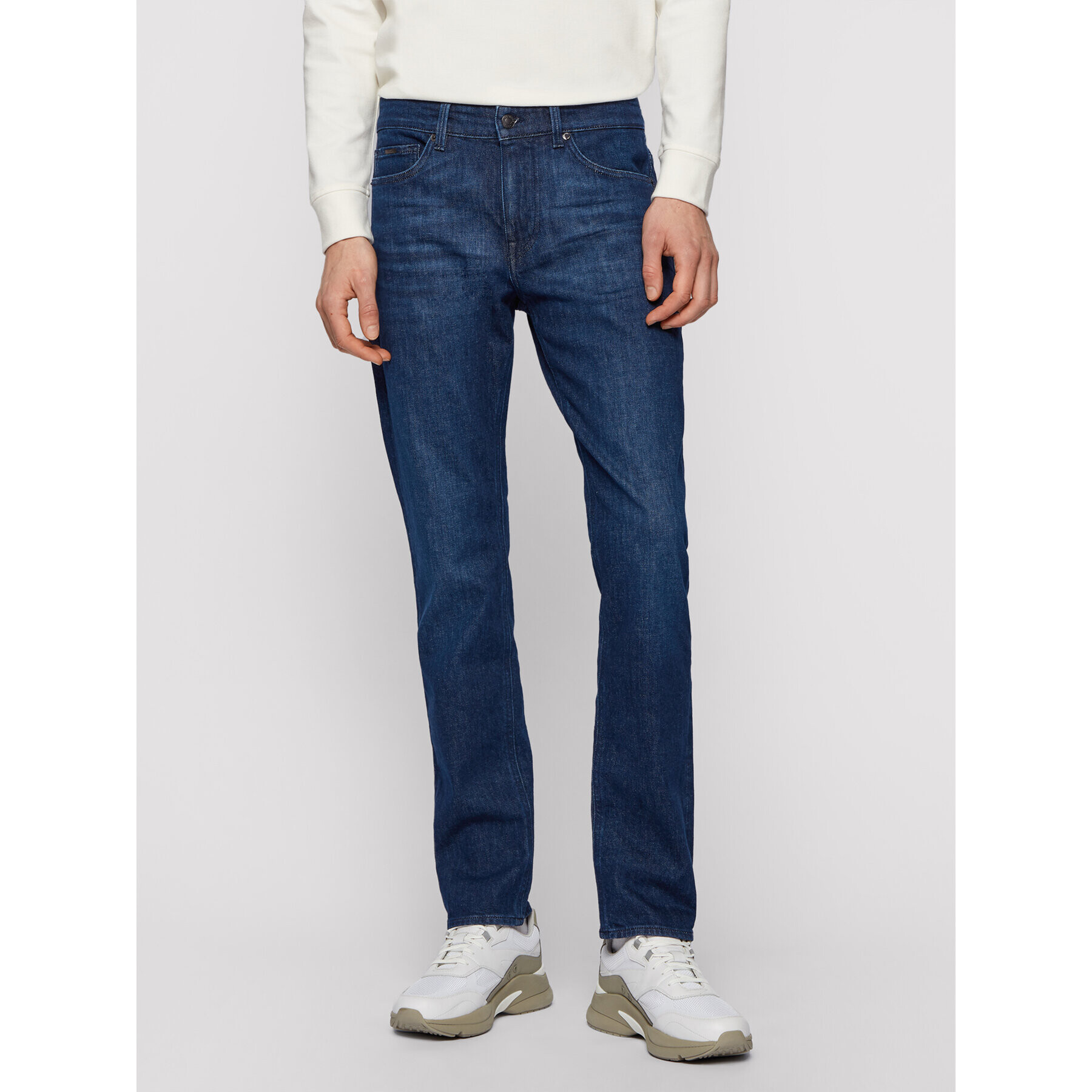 Boss Дънки Delaware 3-1+ 50449650 Тъмносин Slim Fit - Pepit.bg