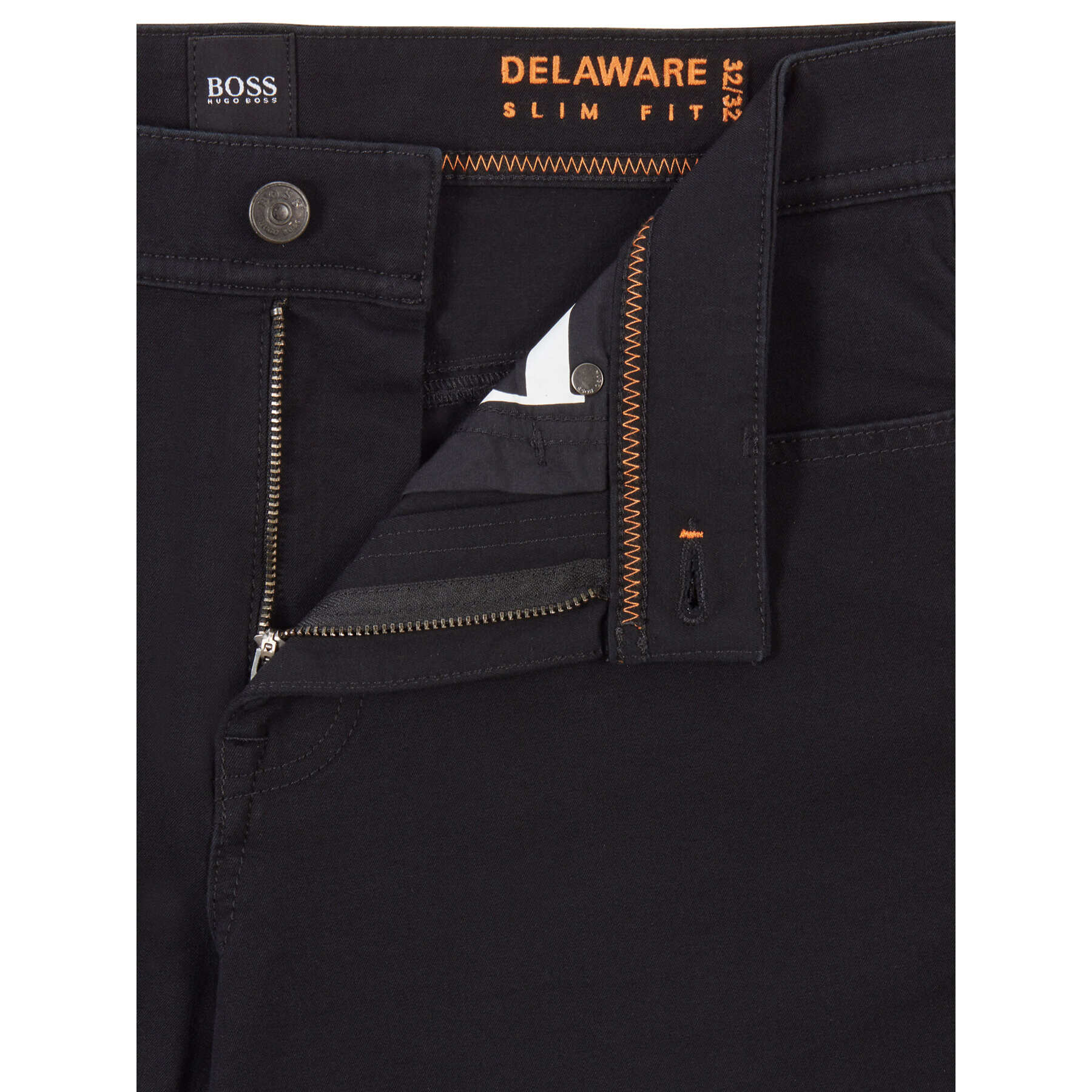 Boss Дънки Delaware 50449239 Черен Slim Fit - Pepit.bg