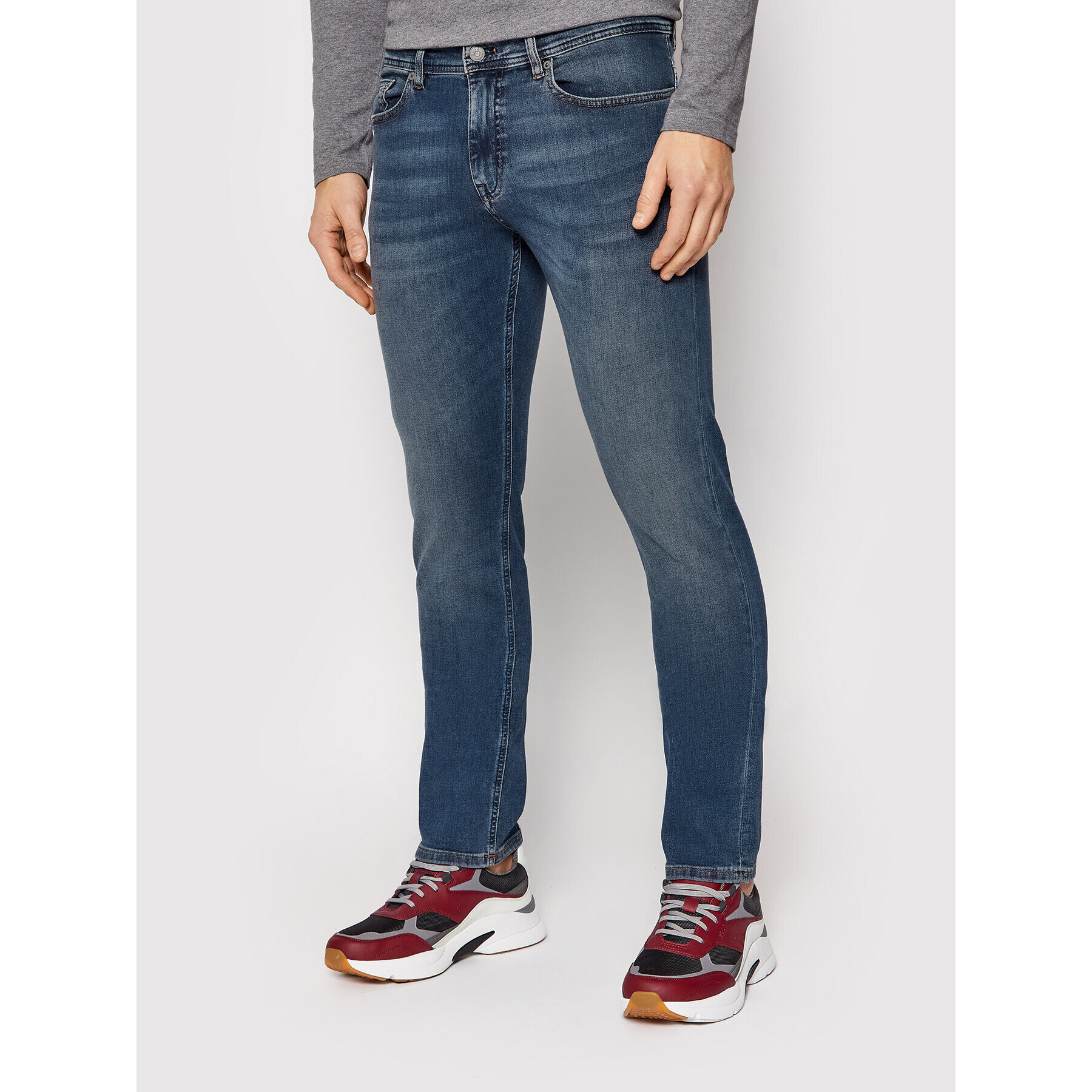 Boss Дънки Delaware 50457248 Тъмносин Slim Fit - Pepit.bg
