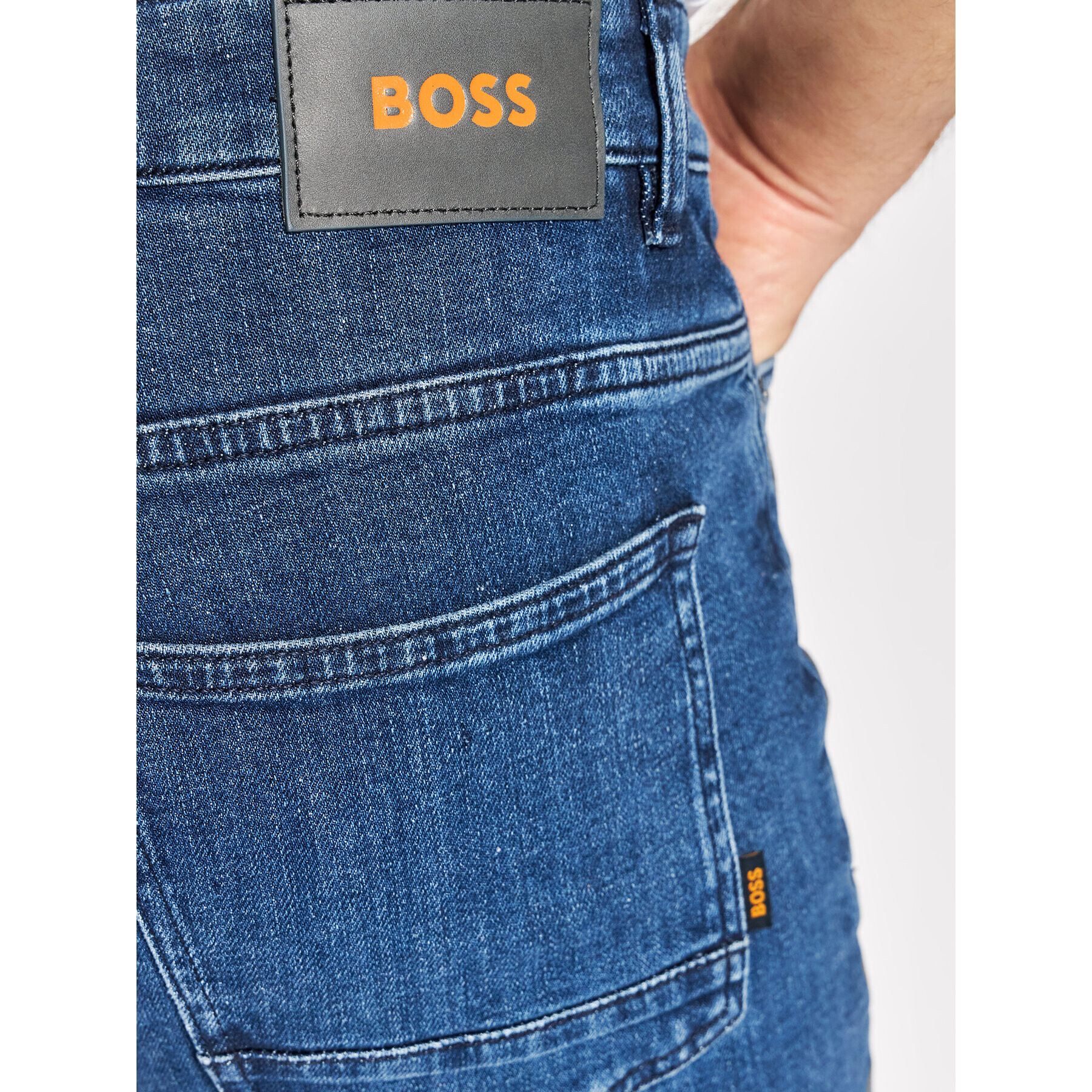 Boss Дънки Delaware 50470097 Син Slim Fit - Pepit.bg