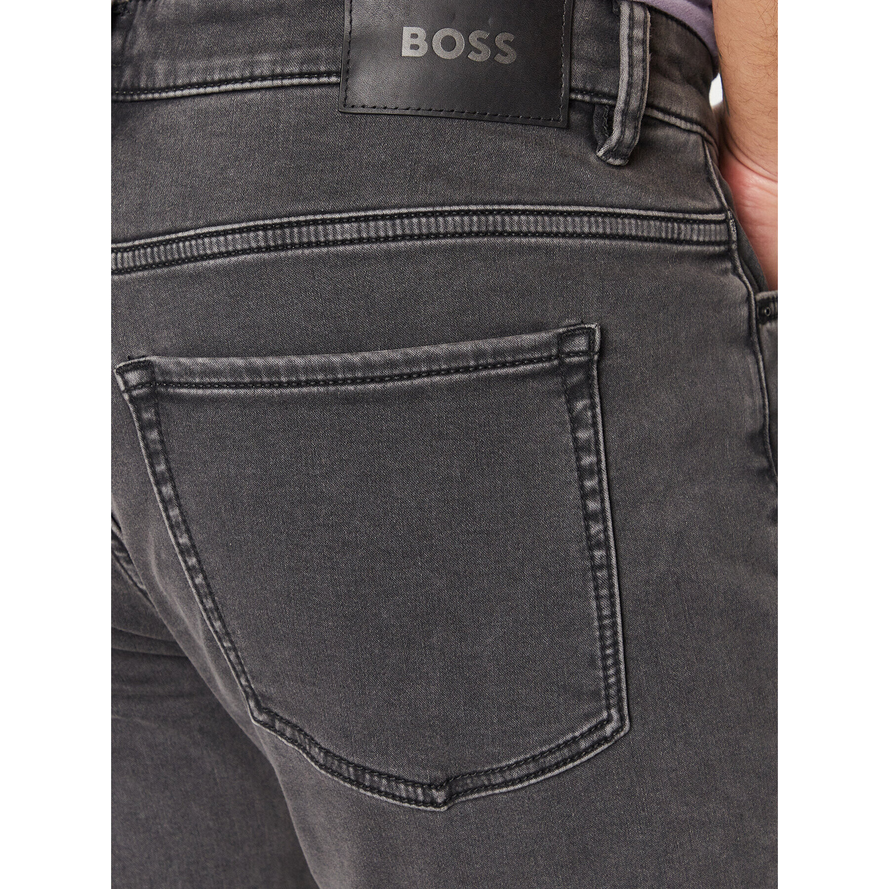 Boss Дънки Delaware 50501684 Сив Regular Fit - Pepit.bg