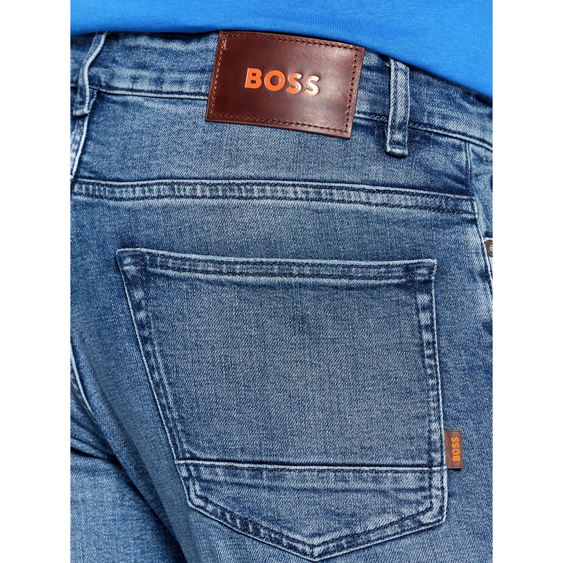 Boss Дънки Delaware BC-L-C 50468638 Син Slim Fit - Pepit.bg
