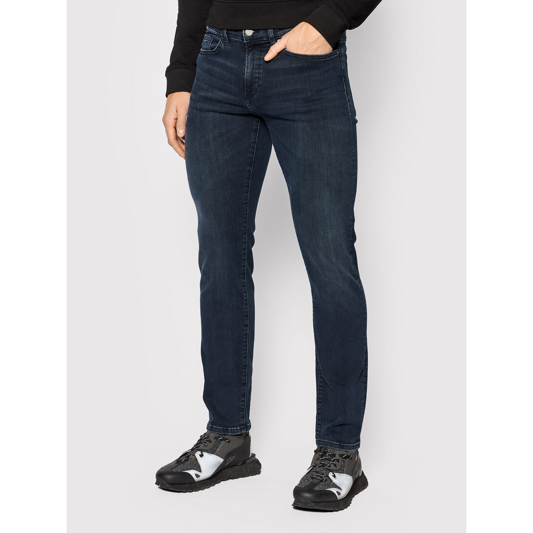 Boss Дънки Delaware3-1-200 50465263 Тъмносин Slim Fit - Pepit.bg