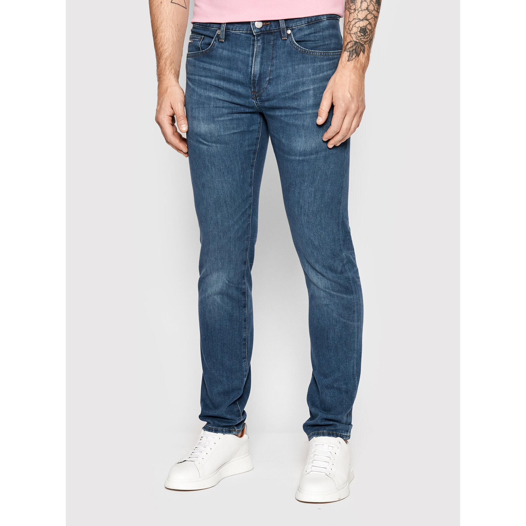 Boss Дънки Delaware3-1 50468153 Син Slim Fit - Pepit.bg