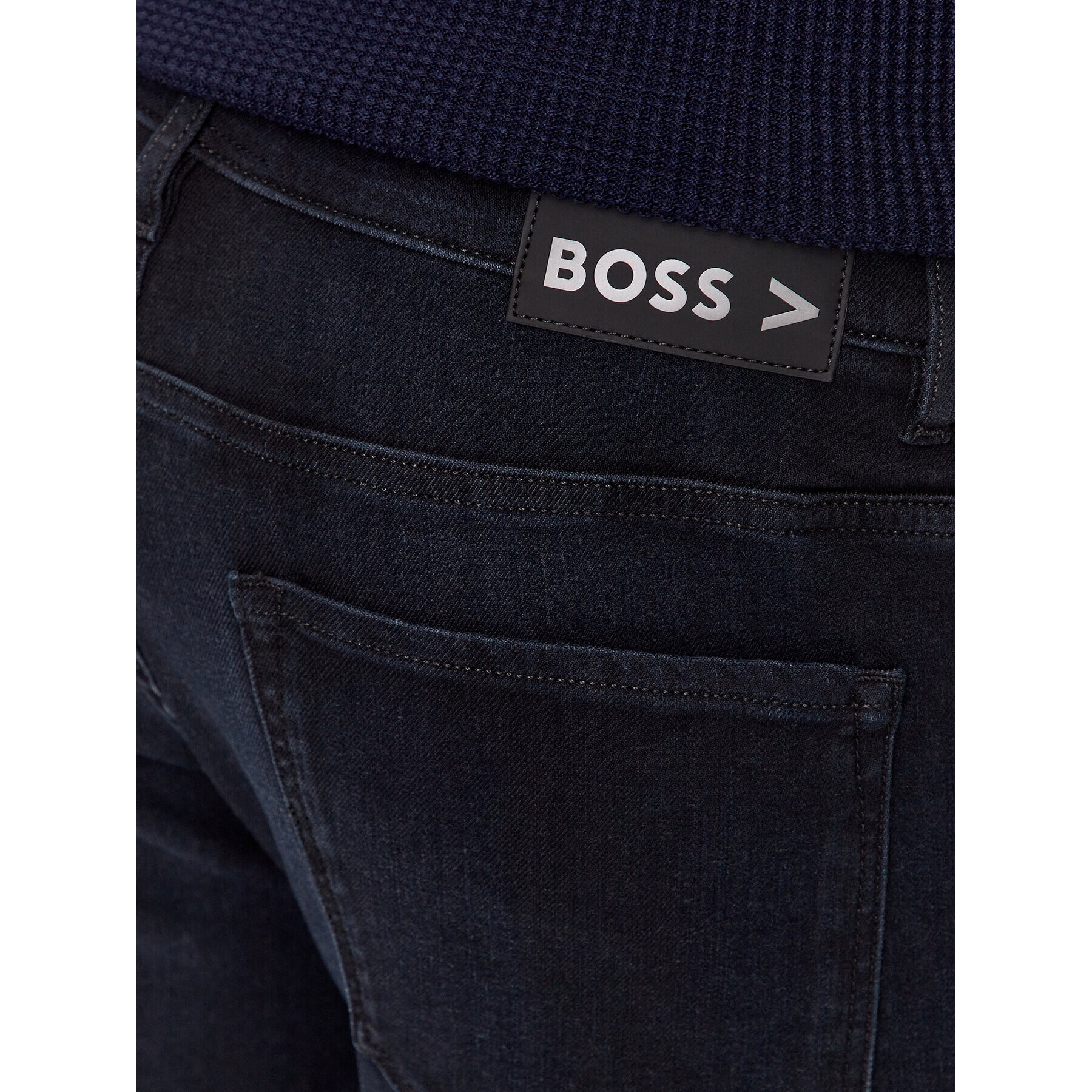 Boss Дънки Delaware3-1 50501078 Черен Slim Fit - Pepit.bg