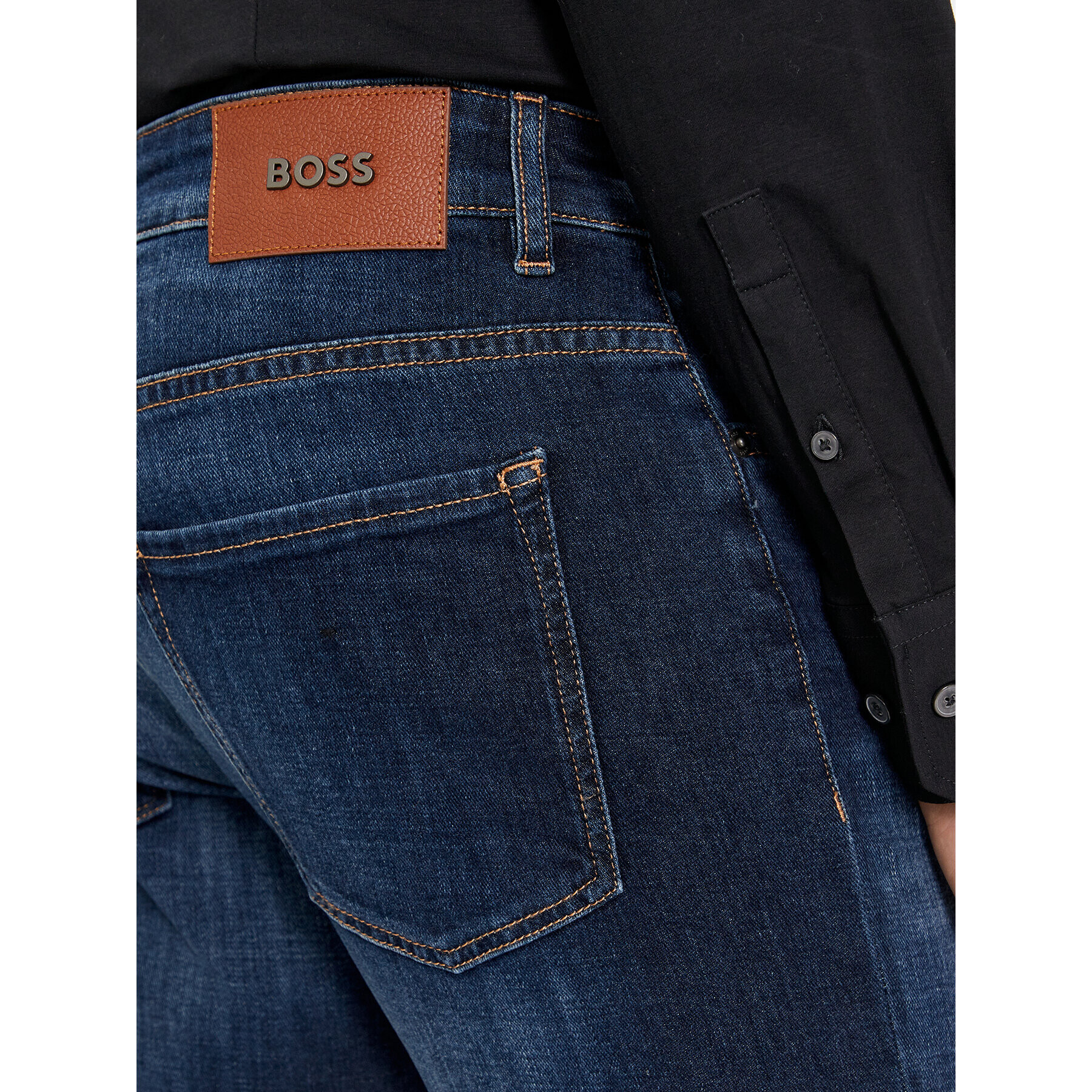 Boss Дънки Delaware3-1 50508404 Тъмносин Slim Fit - Pepit.bg