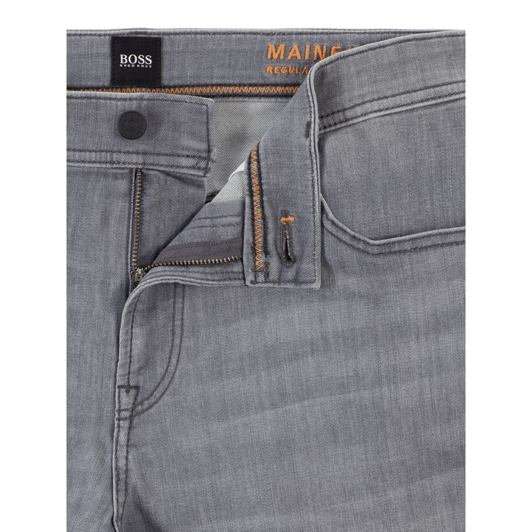 Boss Дънки Maine 50444812 Сив Regular Fit - Pepit.bg