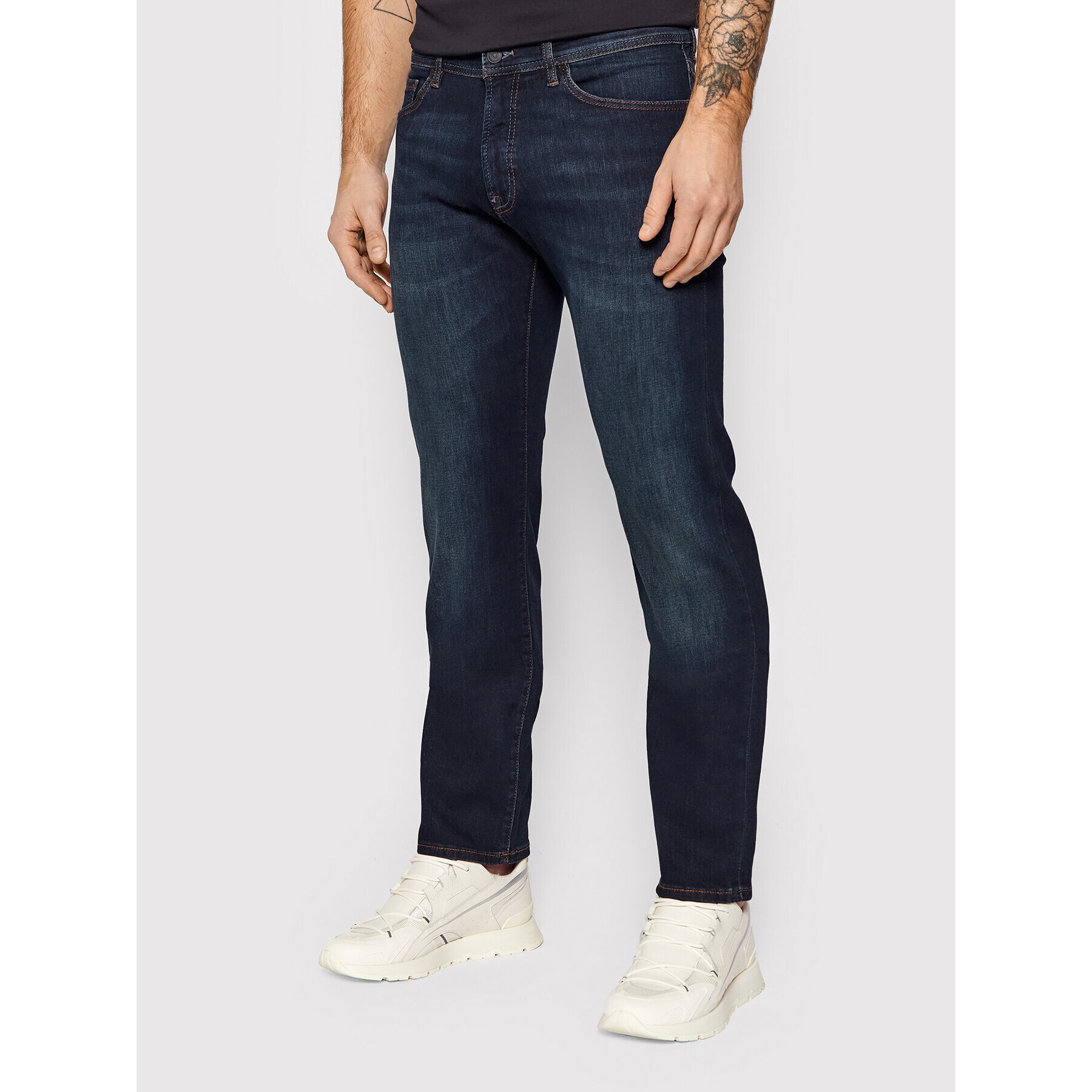 Boss Дънки Maine 50459522 Тъмносин Regular Fit - Pepit.bg