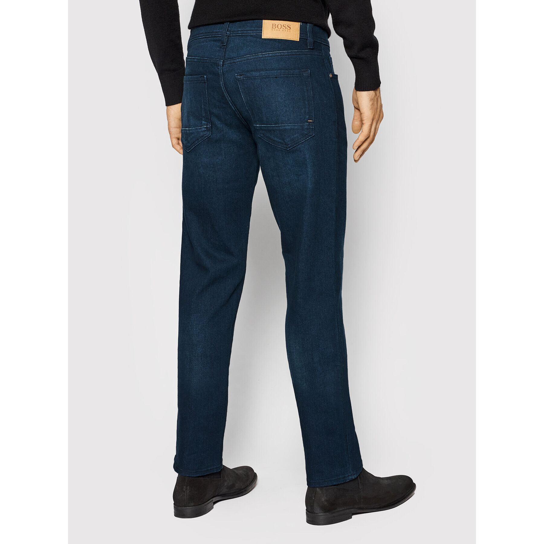 Boss Дънки Maine 50463463 Тъмносин Regular Fit - Pepit.bg