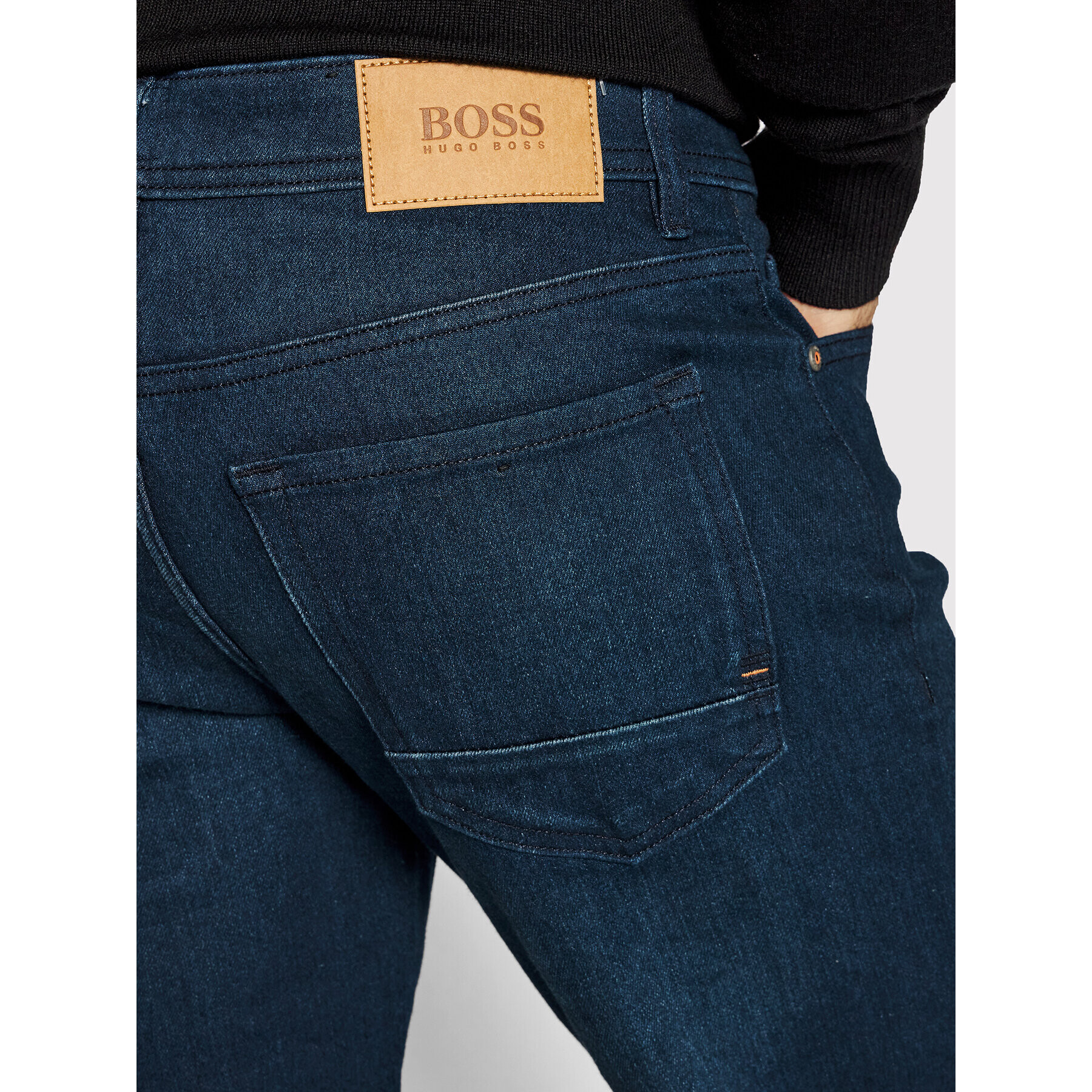 Boss Дънки Maine 50463463 Тъмносин Regular Fit - Pepit.bg