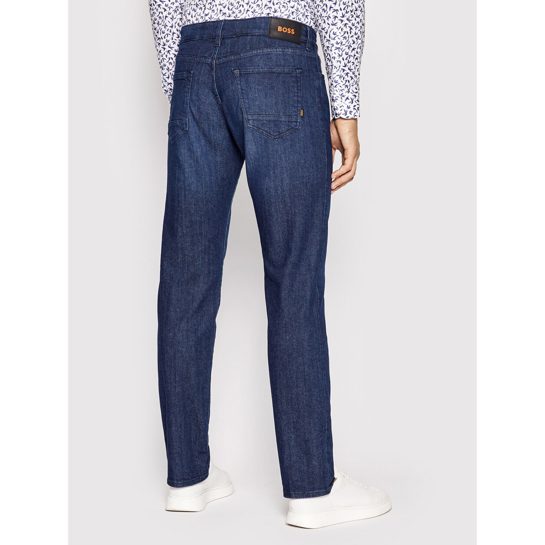 Boss Дънки Maine 50474075 Тъмносин Regular Fit - Pepit.bg