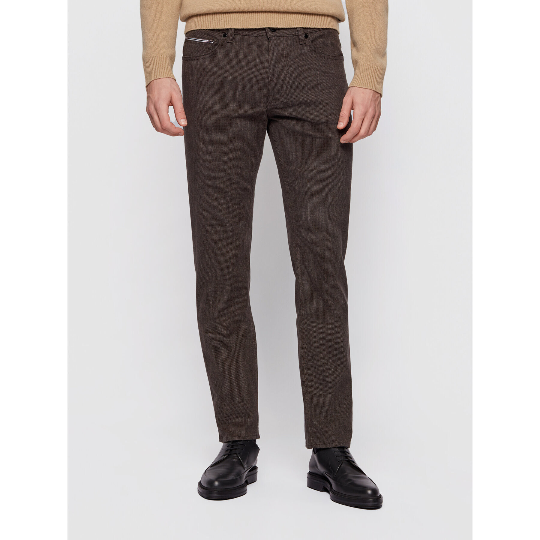 Boss Дънки Maine3-20+ 50438065 Кафяв Regular Fit - Pepit.bg
