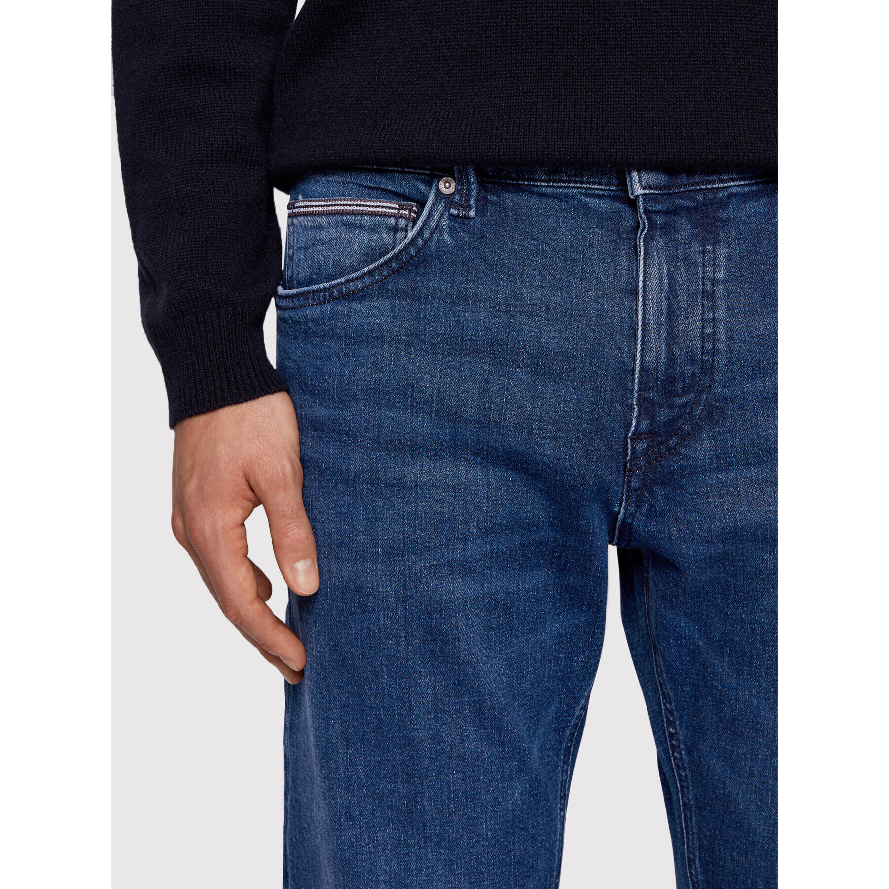 Boss Дънки Maine3 50443957 Тъмносин Regular Fit - Pepit.bg