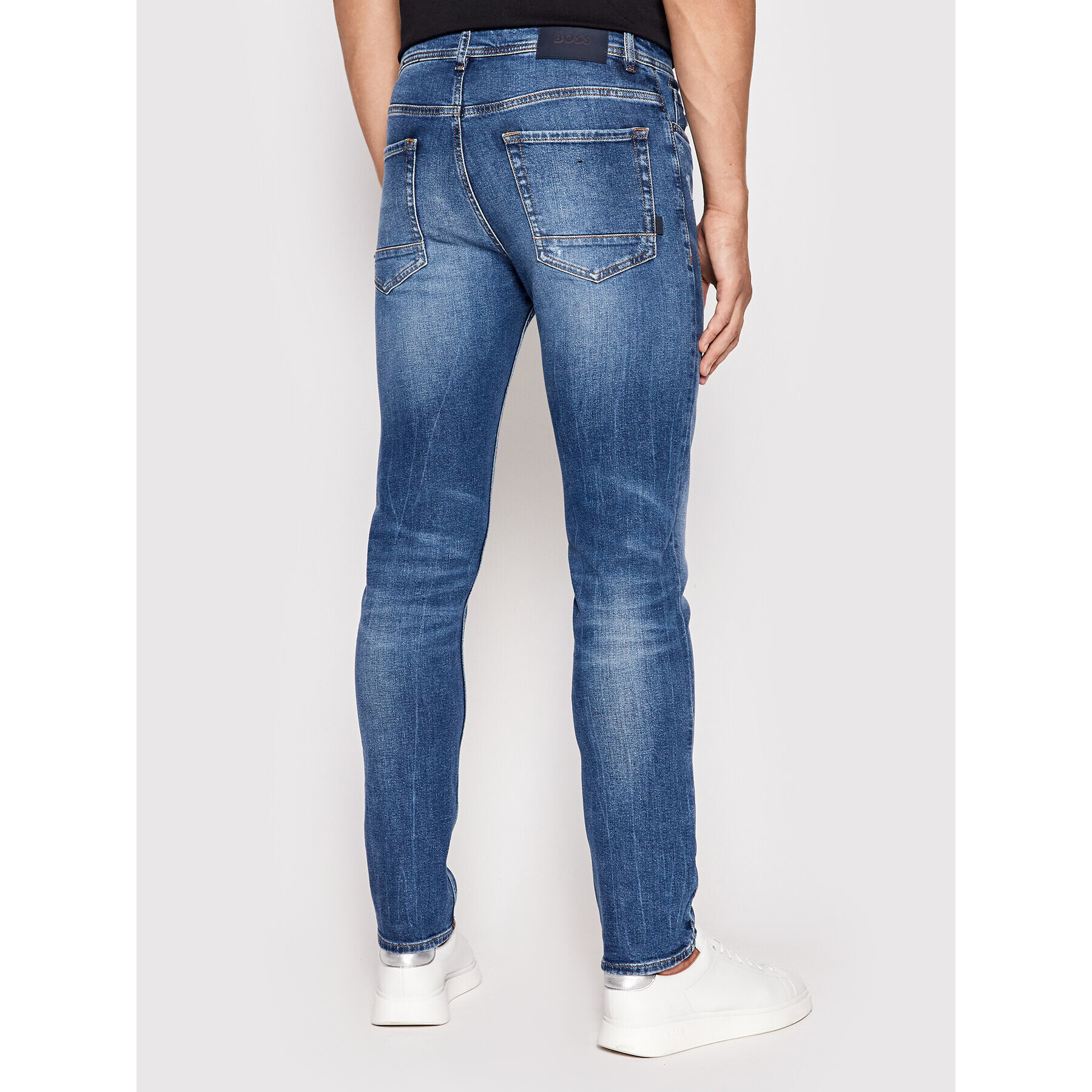 Boss Дънки Taber 50473061 Тъмносин Tapered Fit - Pepit.bg