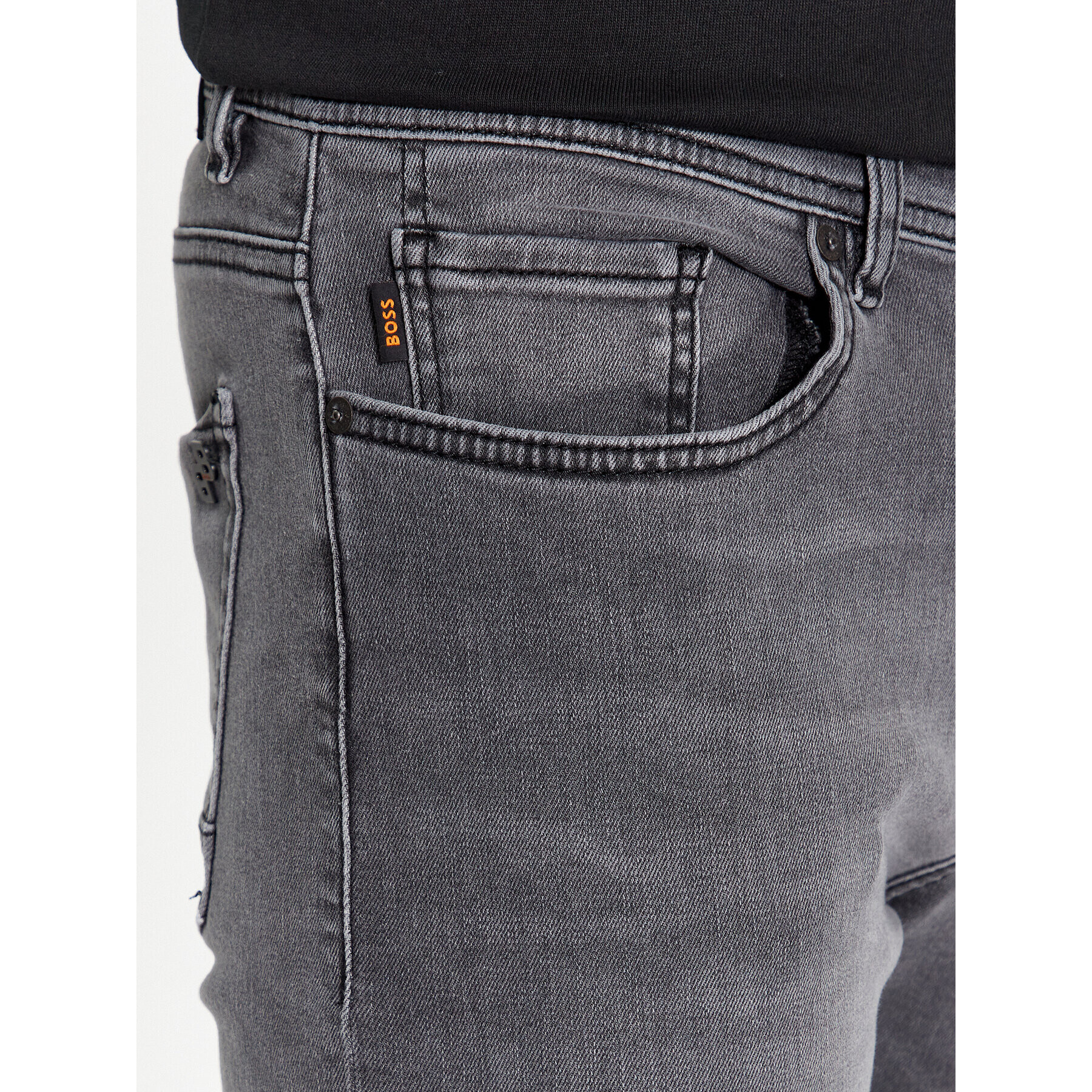 Boss Дънки Taber Zip BC-P-1 50501134 Сив Slim Fit - Pepit.bg