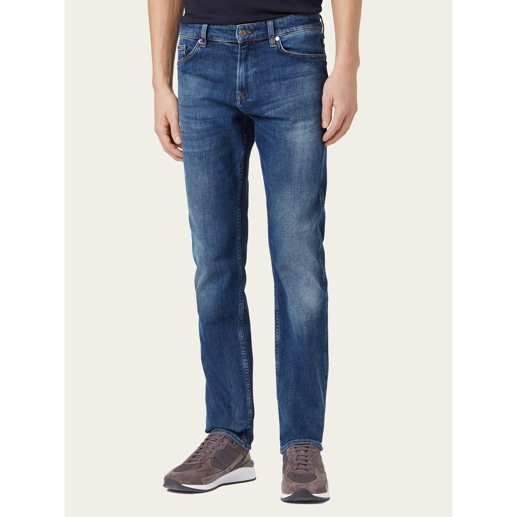 Boss Дънки тип Slim Fit Delaware 3 50401701 Тъмносин Slim Fit - Pepit.bg