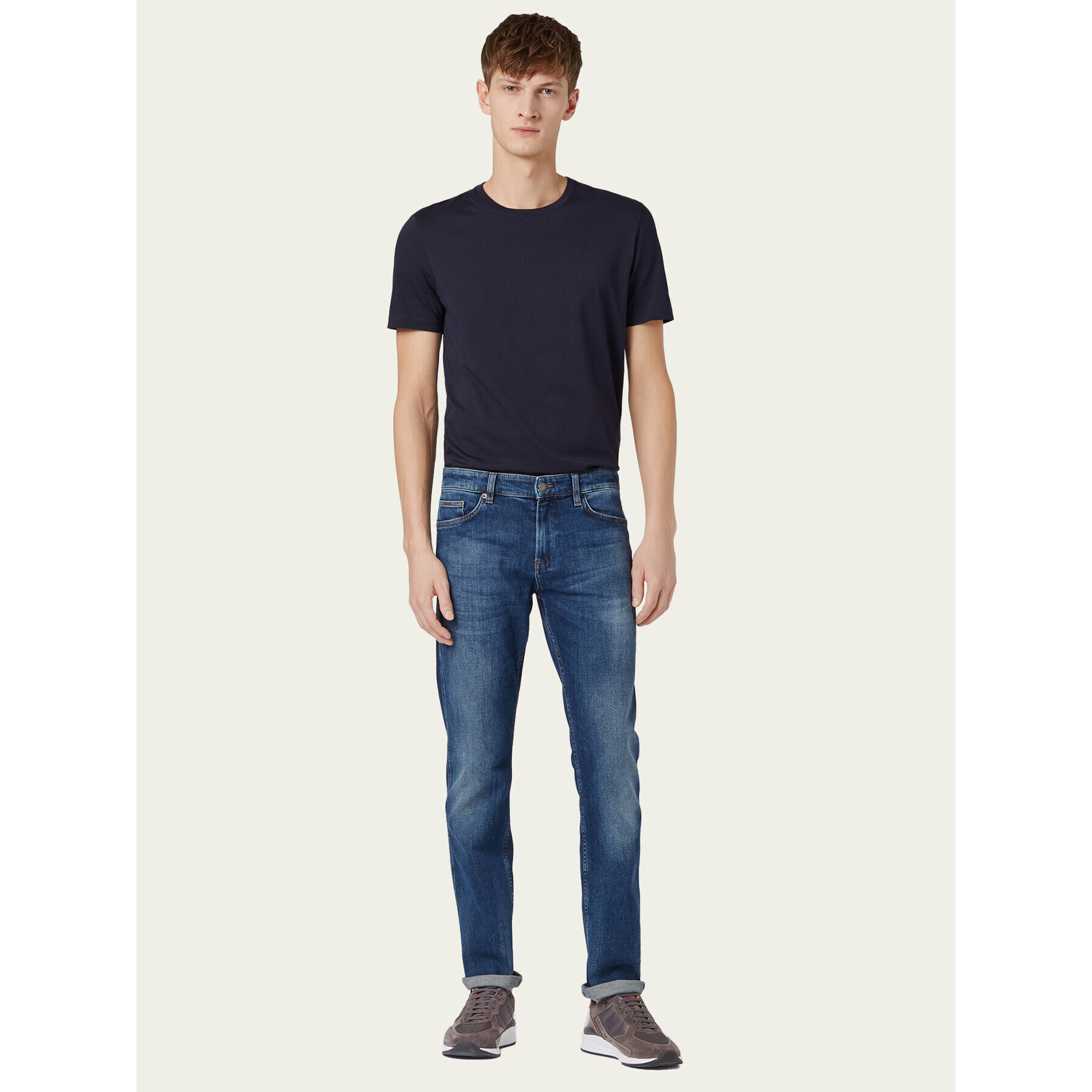 Boss Дънки тип Slim Fit Delaware 3 50401701 Тъмносин Slim Fit - Pepit.bg