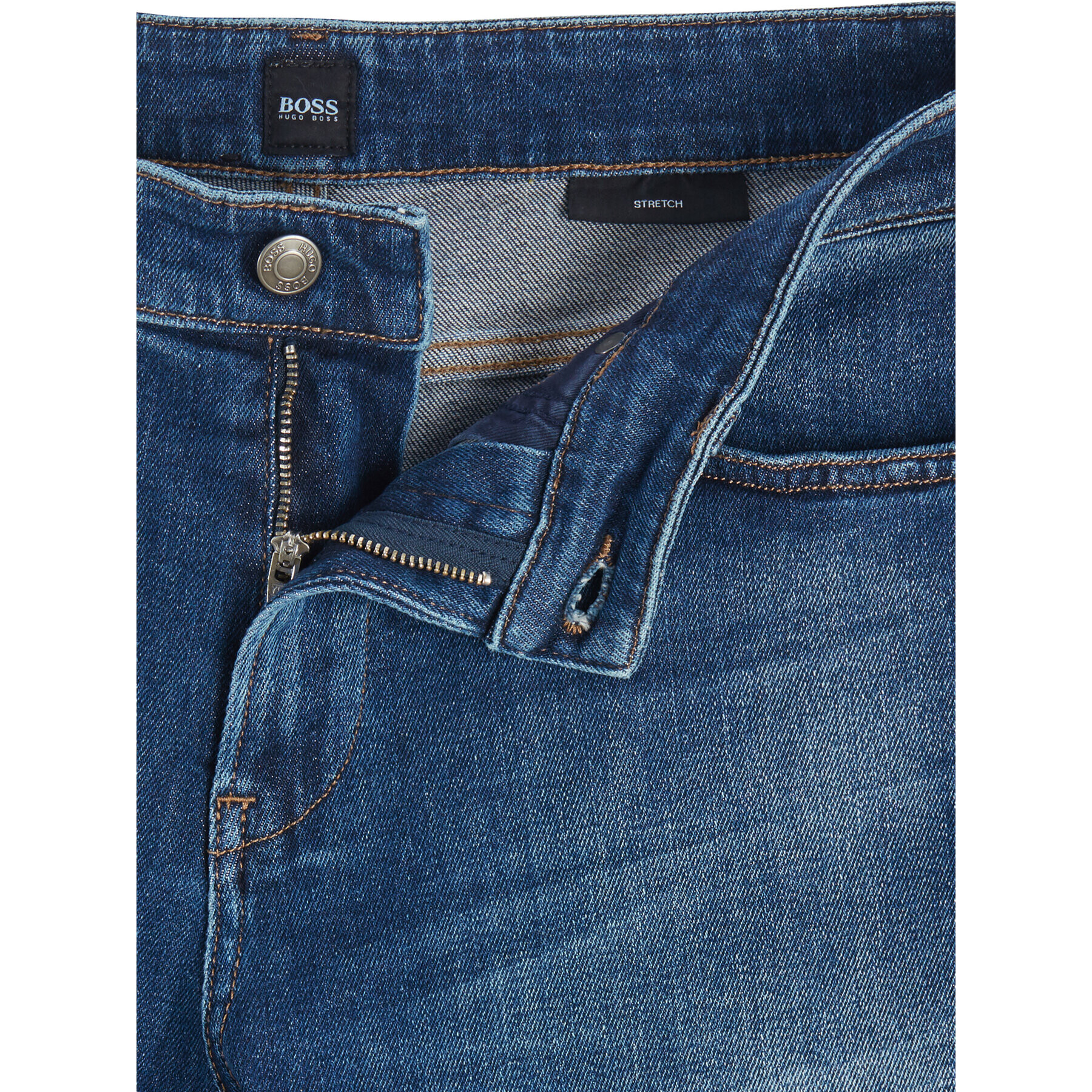 Boss Дънки тип Slim Fit Delaware 3 50401701 Тъмносин Slim Fit - Pepit.bg